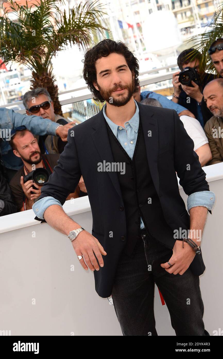Tahar R Tahar Rahim posing at Le Passe photocall held at the Palais des ...