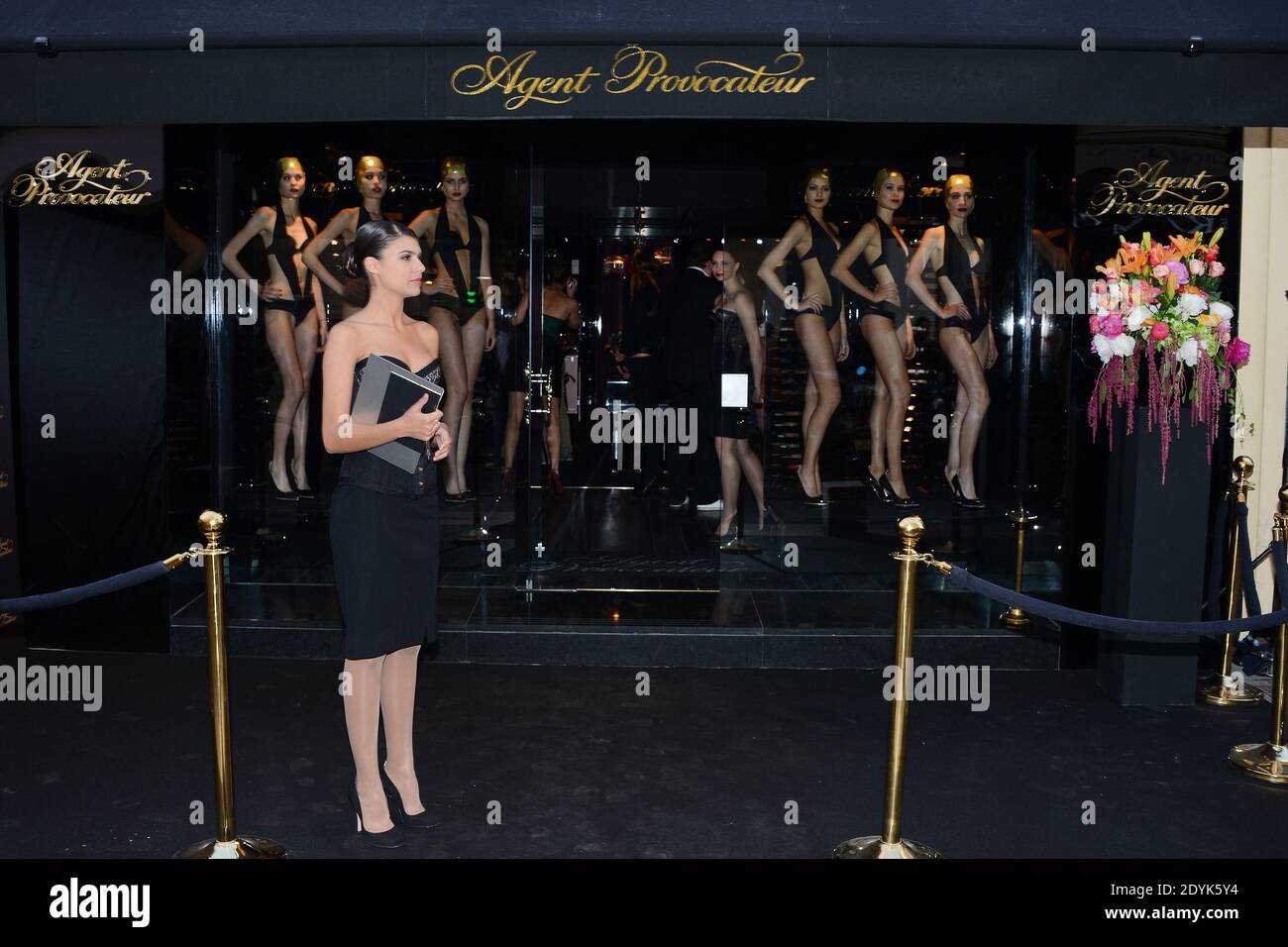 Agent Provocateur' store opening in as part of the 66th film festival in Cannes, France on May 17, 2013. Photo by Laurene Favier/ABACAPRESS.COM Stock Alamy