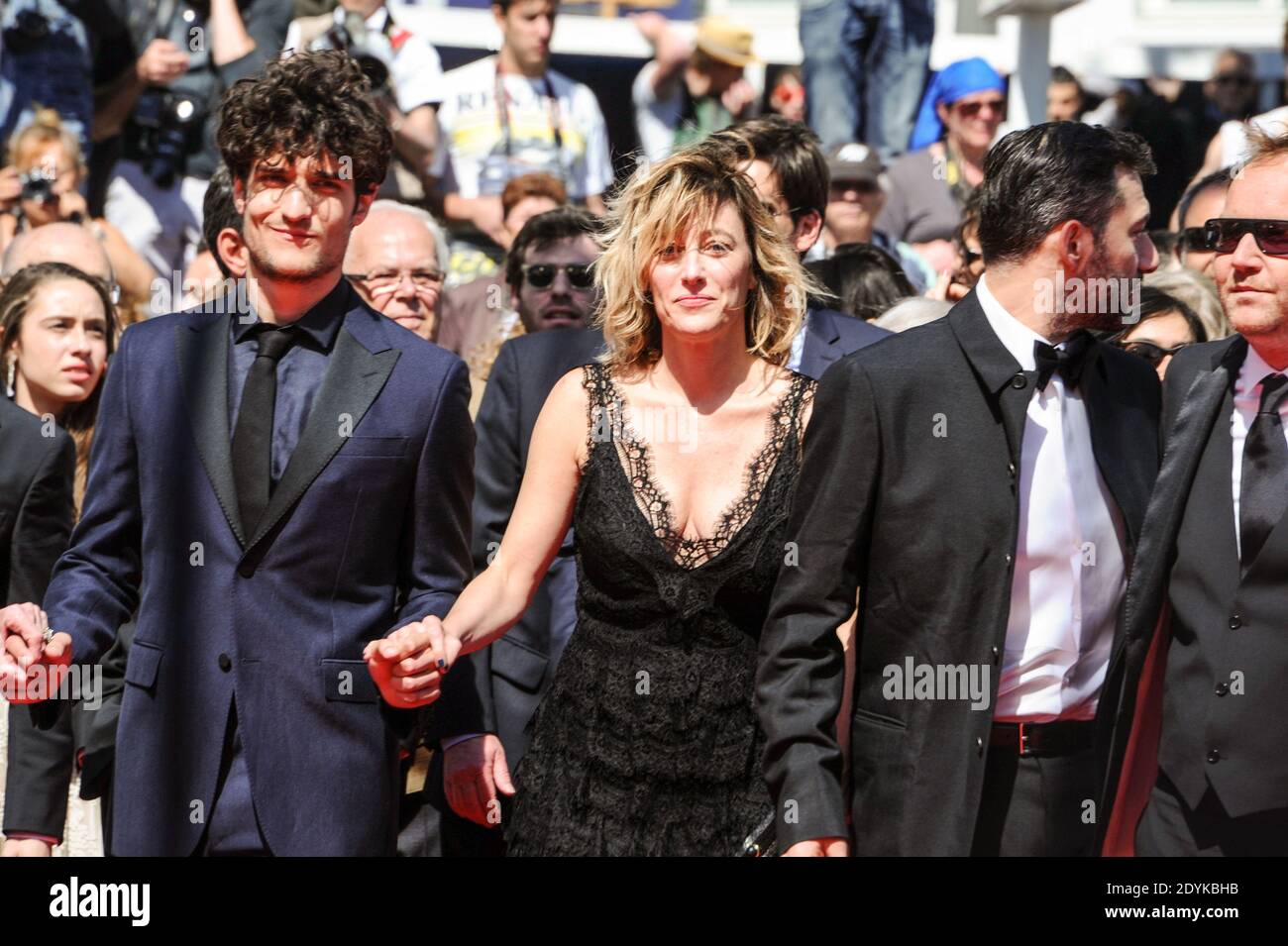 Louis Garrel, Valeria Bruni-Tedeschin, Filippo Timi, and Andre Wilms arriving for 'Un Chateau En Italie' held at the Palais Des Festivals as part of the 66th Cannes Film Festival in Cannes, France on May 20, 2013. Photo by Aurore Marechal/ABACAPRESS.COM Stock Photo