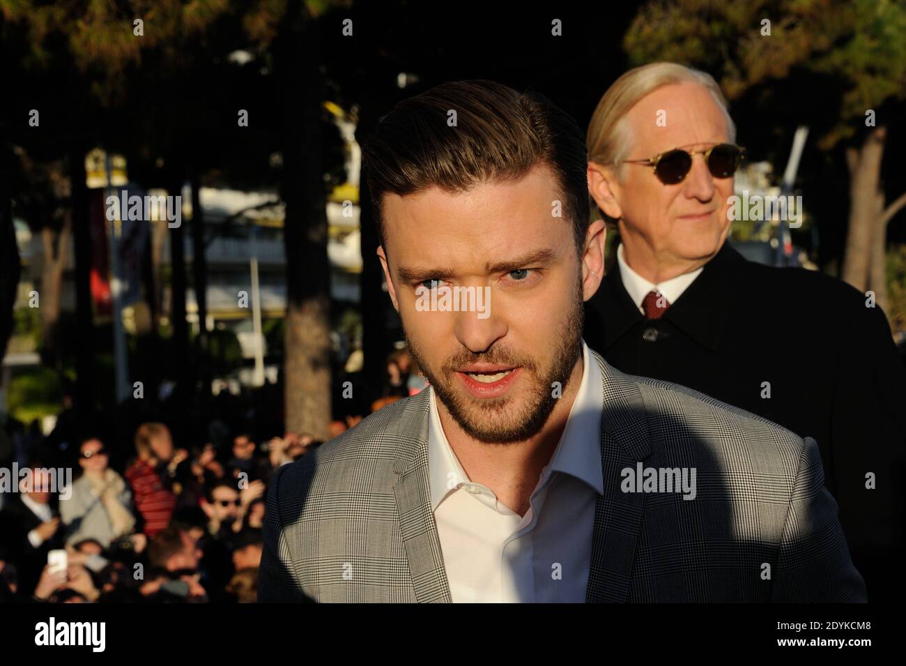 Justin Timberlake appearing on Canal + TV show Le Grand Journal during the  66th Cannes Film Festival in Cannes, France on May 21, 2013. Photo by Alban  Wyters/ABACAPRESS.COM Stock Photo - Alamy