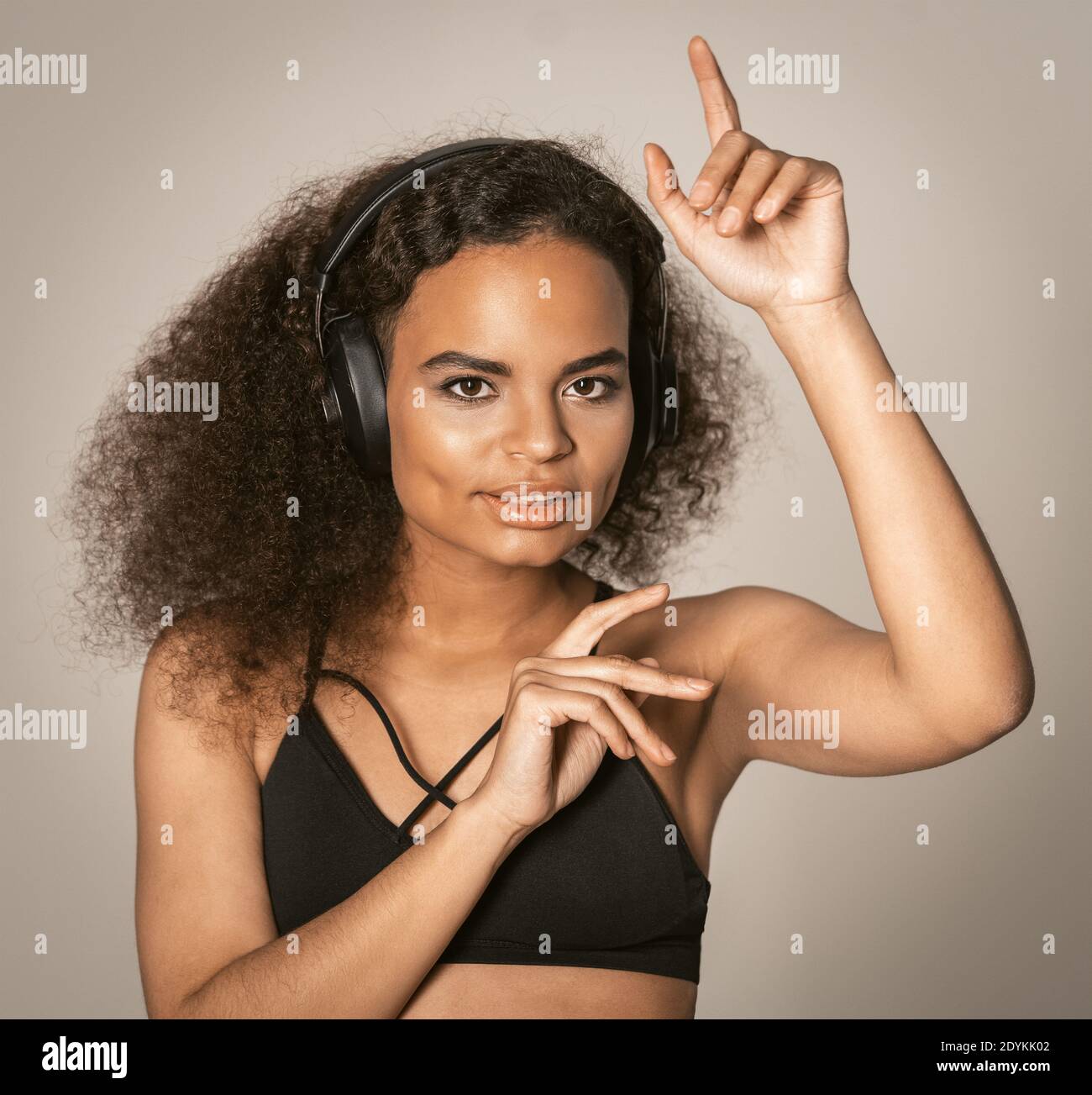 Young curly dancing girl dancing hires stock photography and images