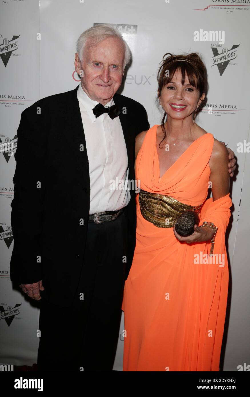 John Boorman and Victoria Abril attending the Angenieux Dinner in Cannes, France during the 66th Cannes Film Festival on May 24, 2013. Photo by Jerome Domine/ABACAPRESS.COM Stock Photo