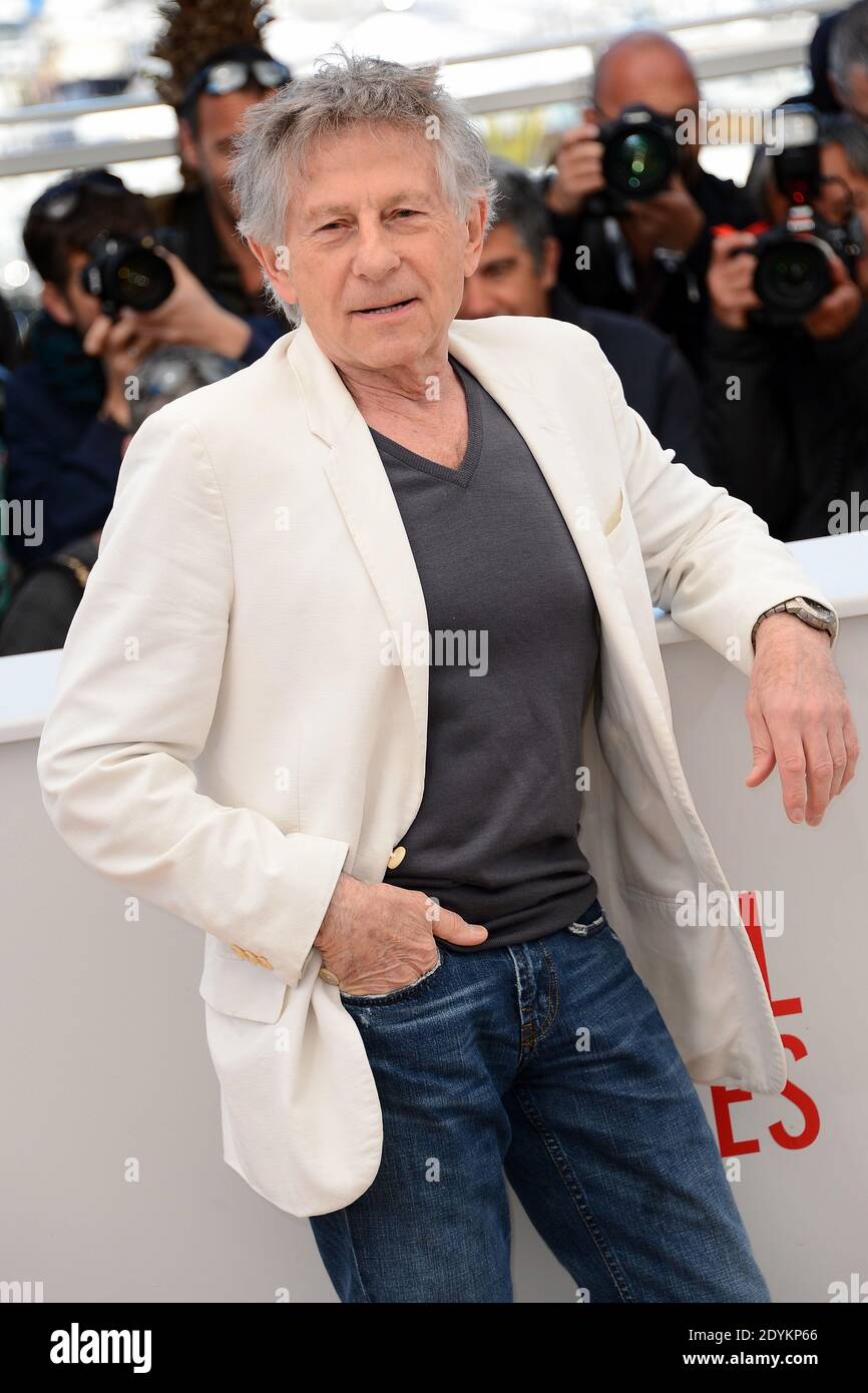 Roman Polanski posing at La Venus A La Fourrure held at the Palais Des(02)