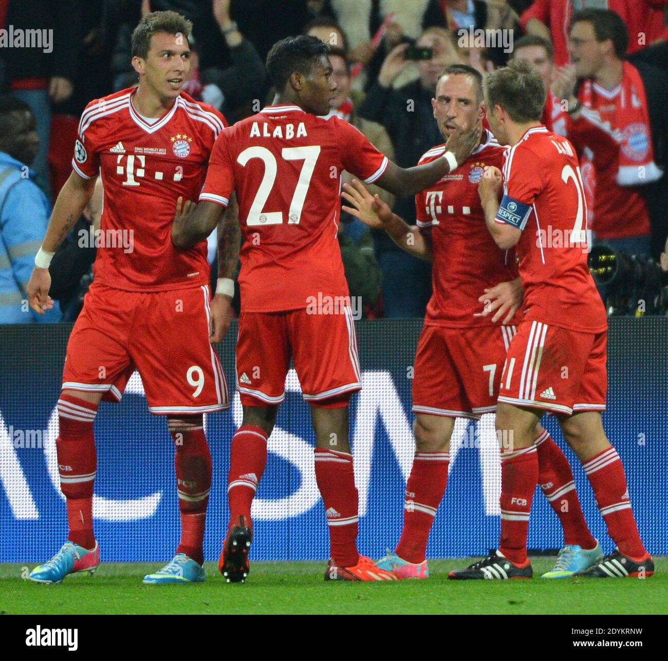 Menu Officiel UEFA Finale Ligue Des Champions 2013 - Bayern Vs Dortmund, Wembley, Rare