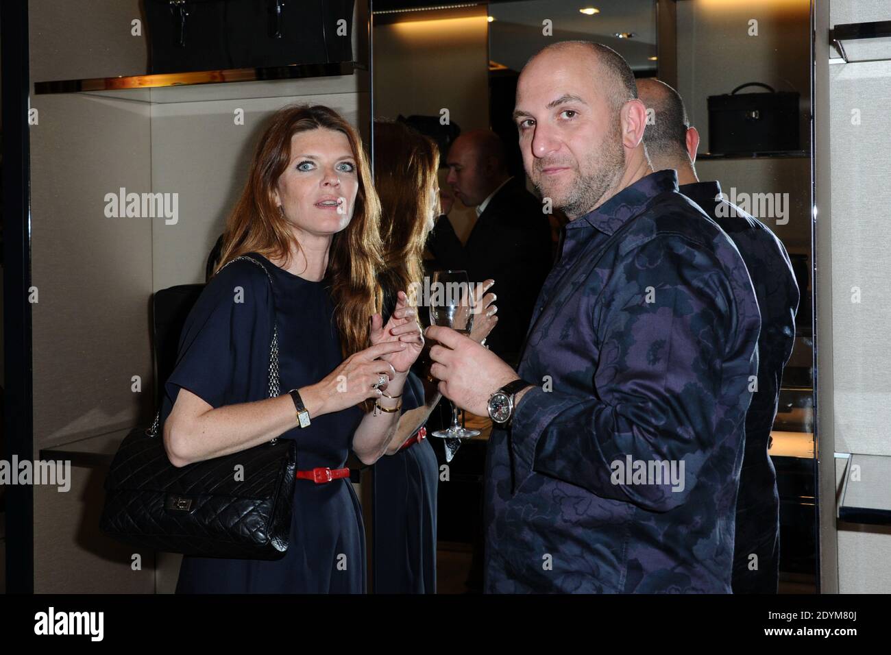 Gwendoline Hamon and Ian Abela attending Alejandra di Andia's 'Ecris ...