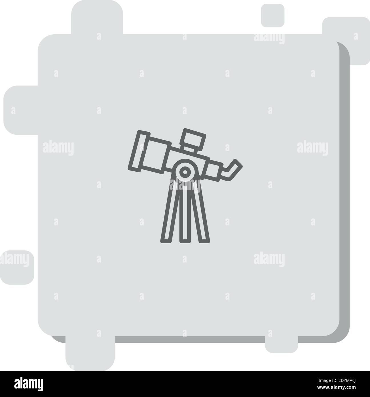 stargazing vector icon modern simple vector illustration Stock Vector