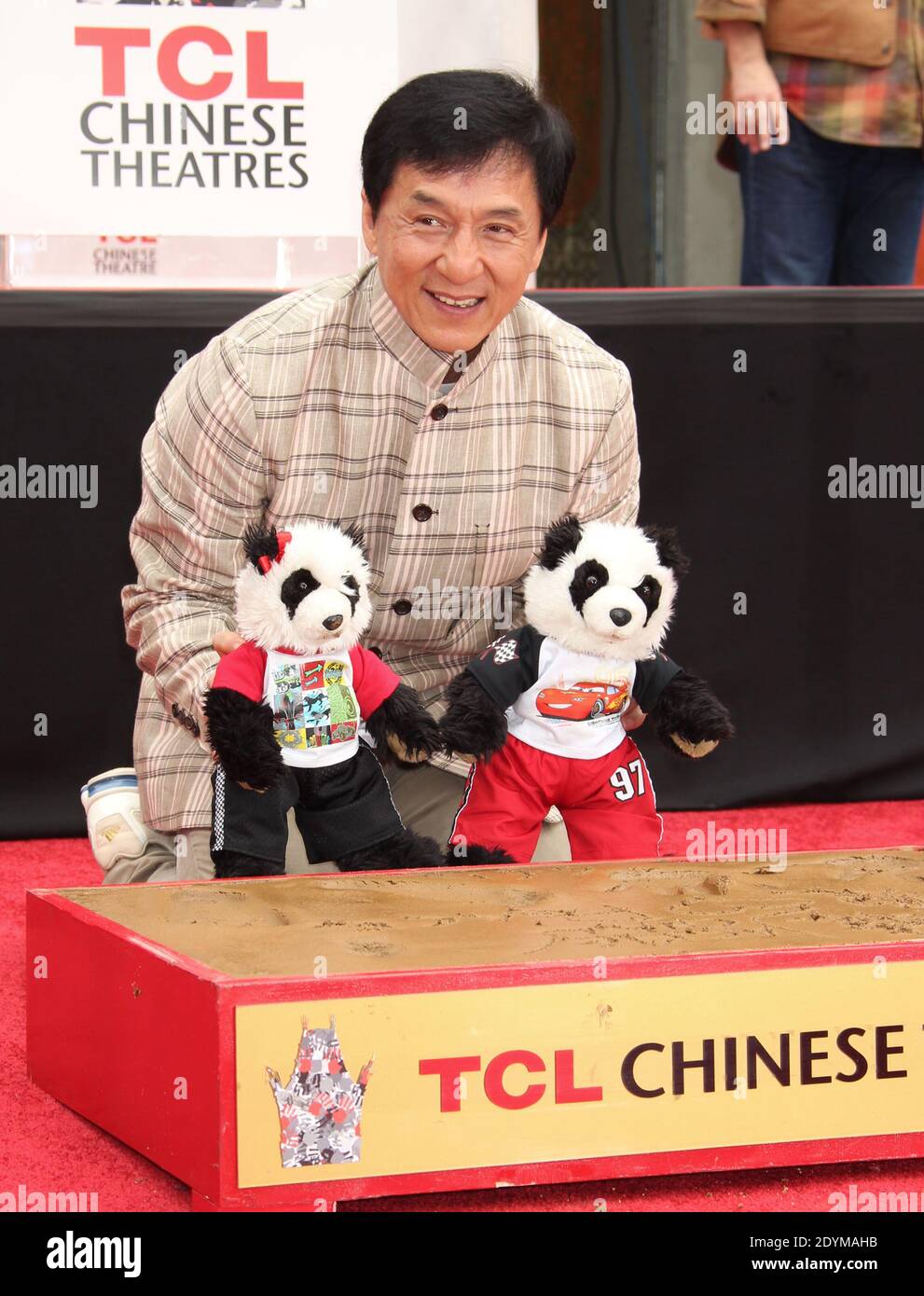 Jackie Chan attends his handprint and footprint ceremony at the TCL