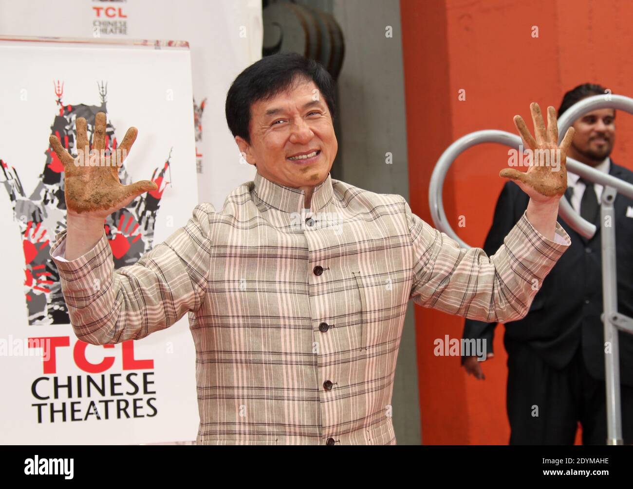 Jackie Chan attends his handprint and footprint ceremony at the TCL