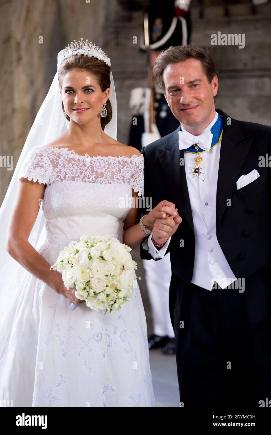Swedish Princess Madeleine and her husband Chris O'Neill leave the(01)