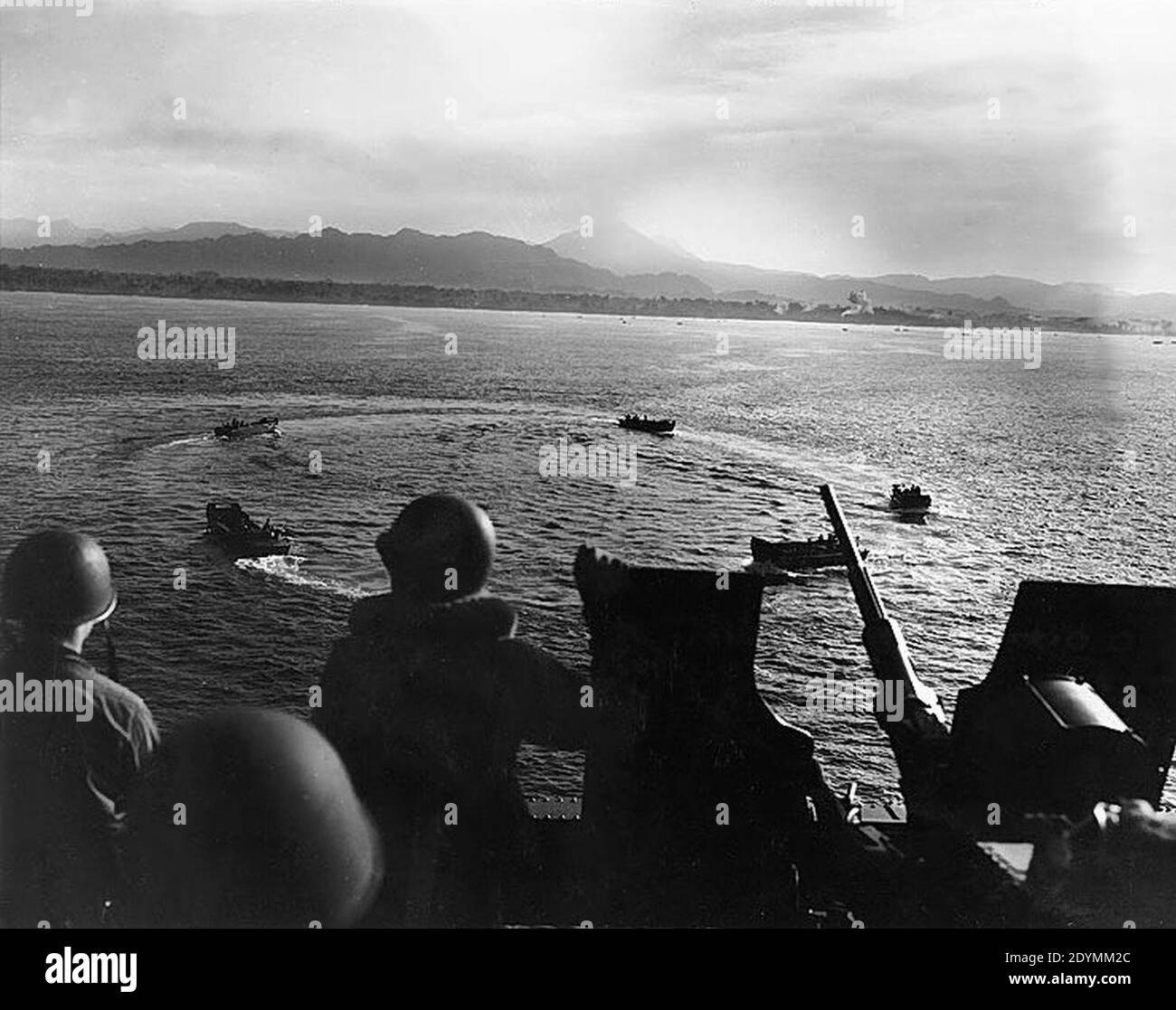LCVP landing craft circle Stock Photo - Alamy