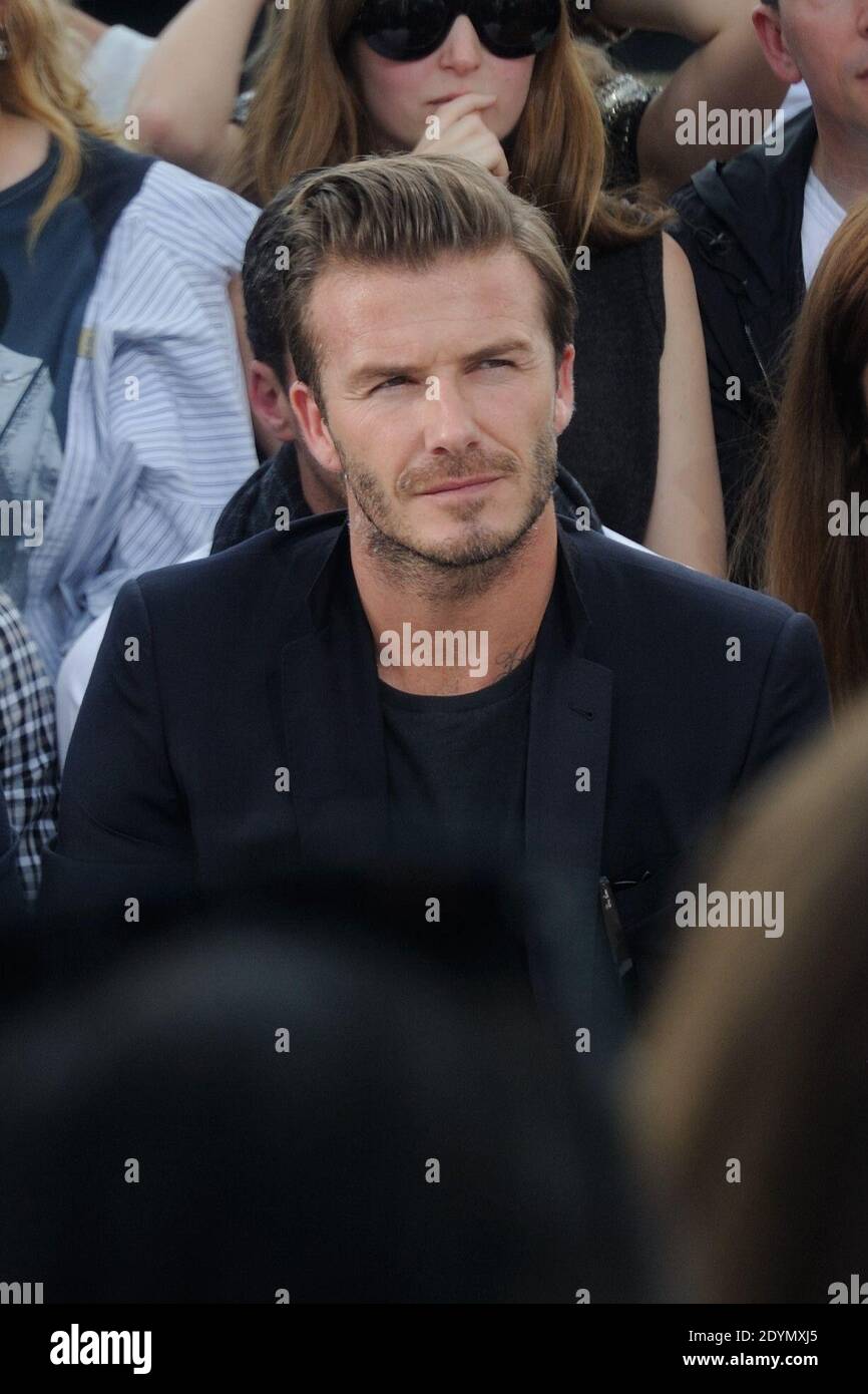 David Beckham attends the Louis Vuitton Fashion show - Mirror Online