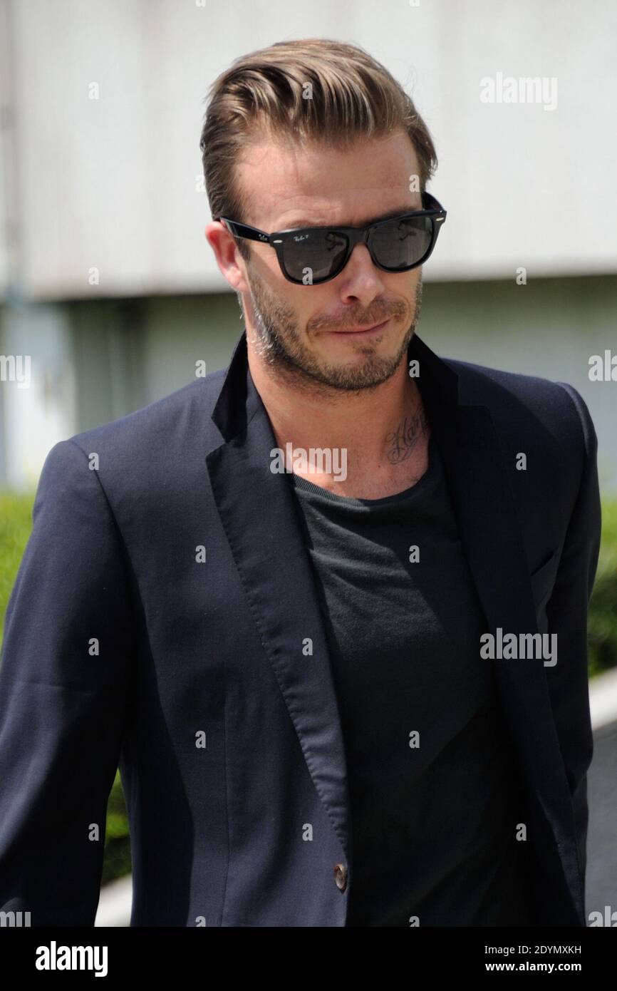 Wear It Like Beckham: David Beckham in Louis Vuitton and Ray Ban (Miami)