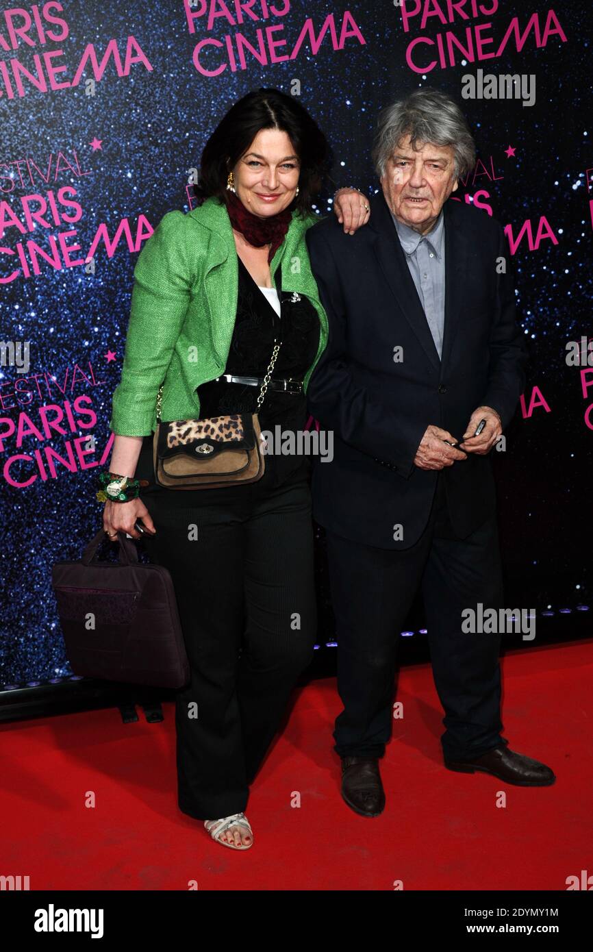 Jean-Pierre Mocky and his wife Patricia Barzyk attending the 'La Venus a la  Fourrure' Premiere as part of the Festival Paris Cinema at Gaumont Opera,  in Paris, France, on June 27, 2013.