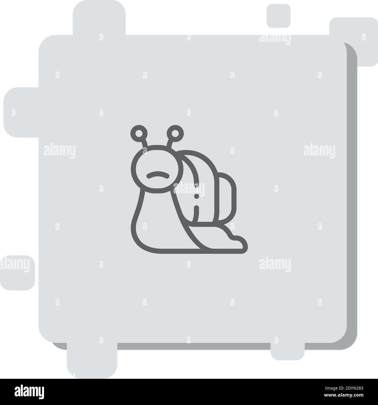 snail vector icon modern simple vector illustration Stock Vector Image ...