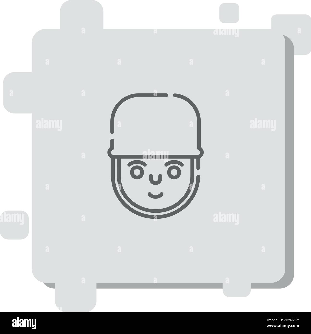 guard vector icon modern simple vector illustration Stock Vector Image ...
