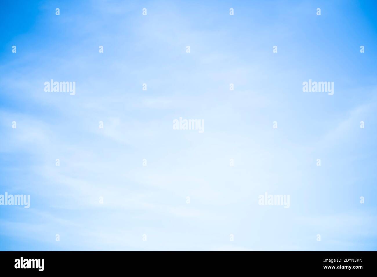 Blur Blue White Sky for nature color background Stock Photo