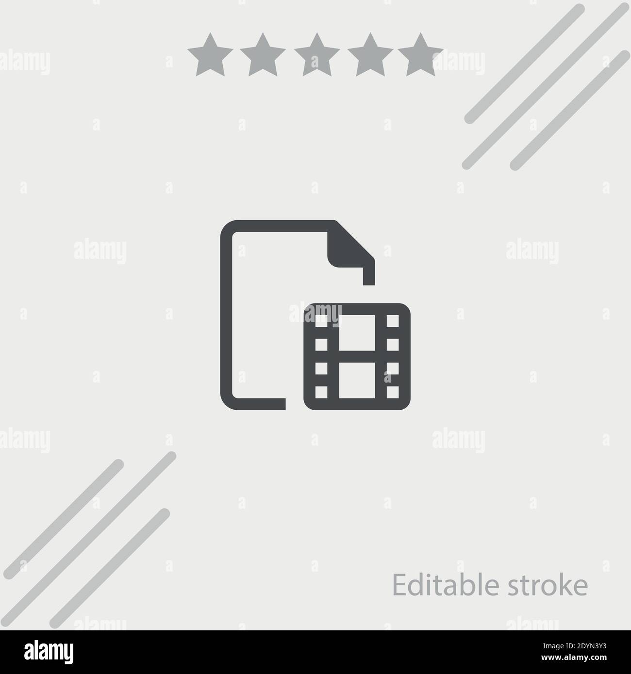 files vector icon modern simple vector illustration Stock Vector Image ...