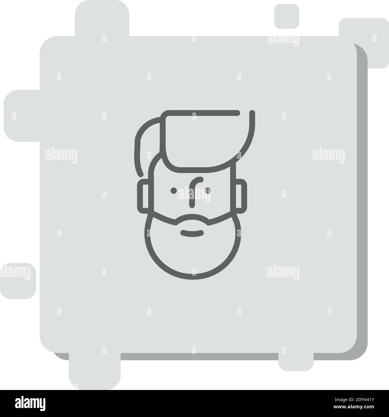 man vector icon modern simple vector illustration Stock Vector Image ...