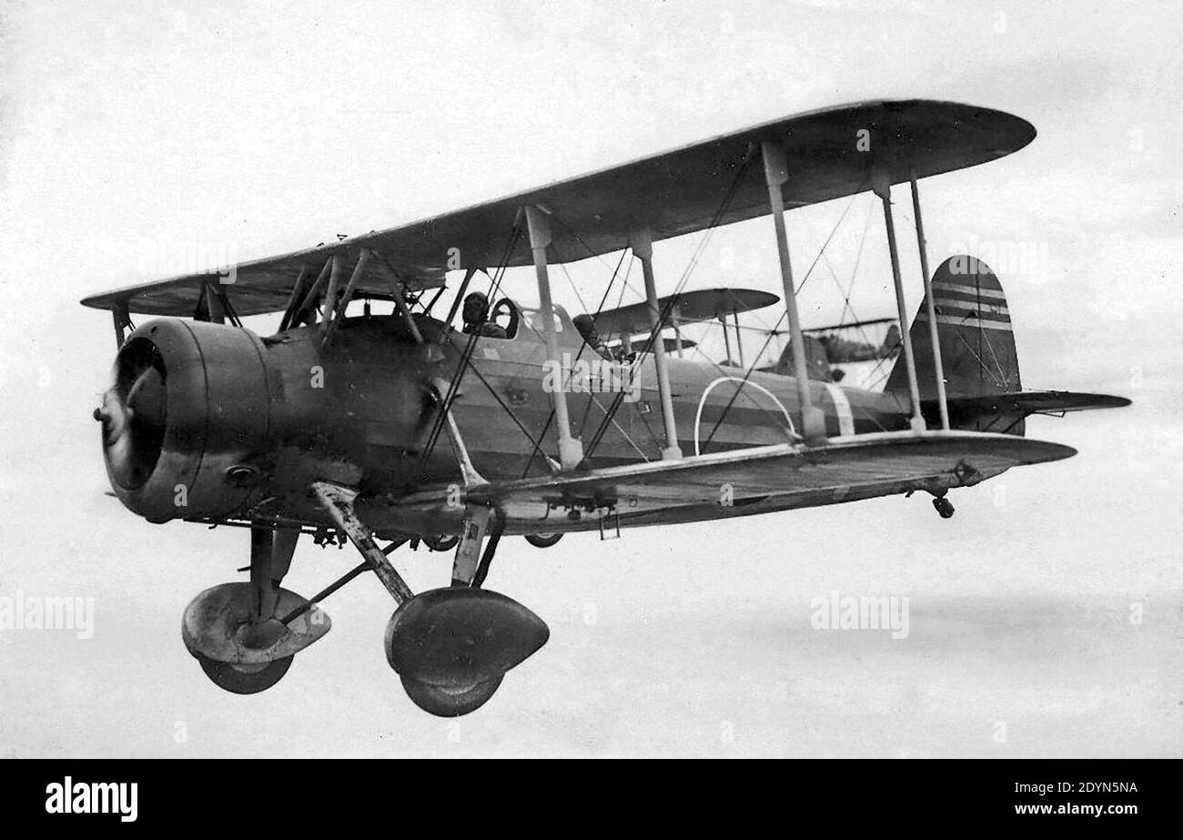 The Aichi D1A or Navy Type 94/96 Carrier Bomber (Allied reporting name 'Susie) was a Japanese carrier-based dive bomber of the 1930s. Stock Photo