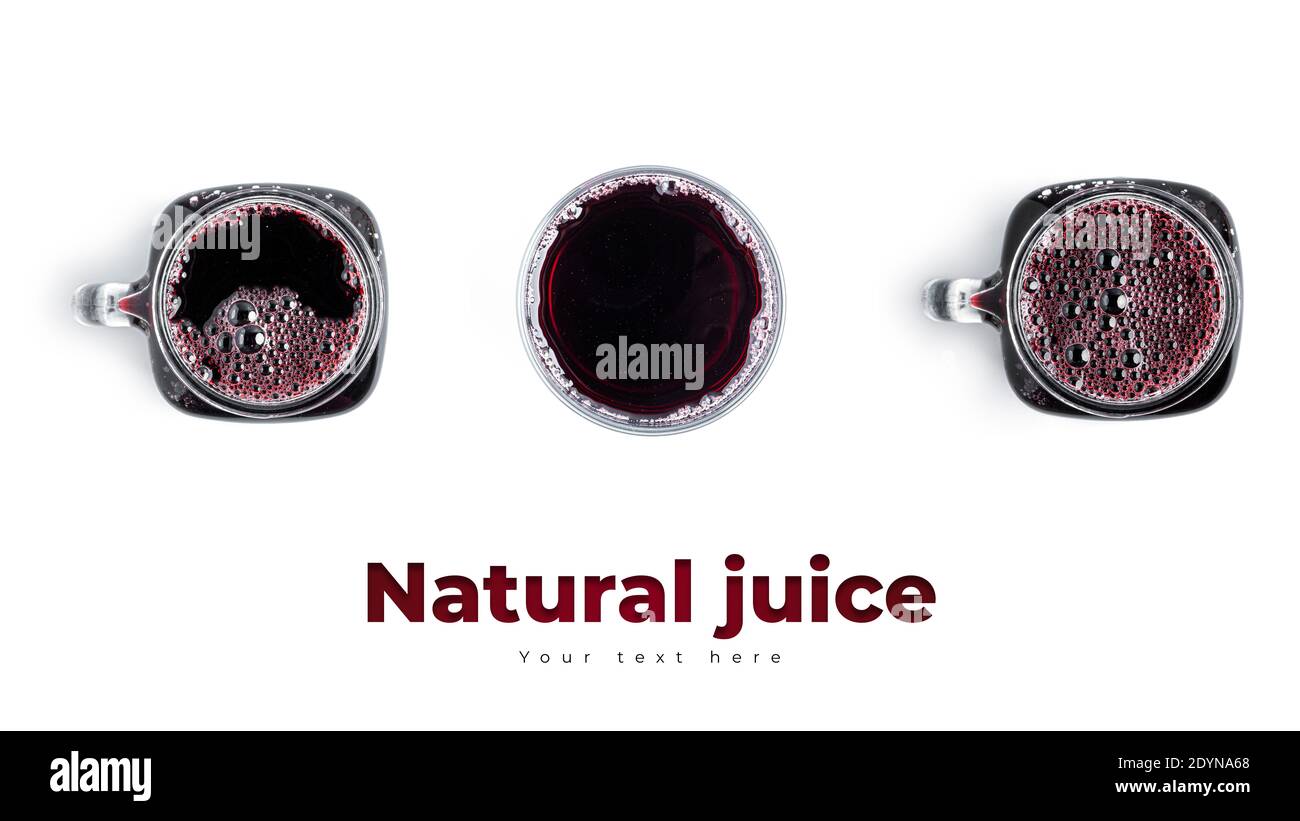 Cherry juice. Long header banner format. Panorama website header banner ...