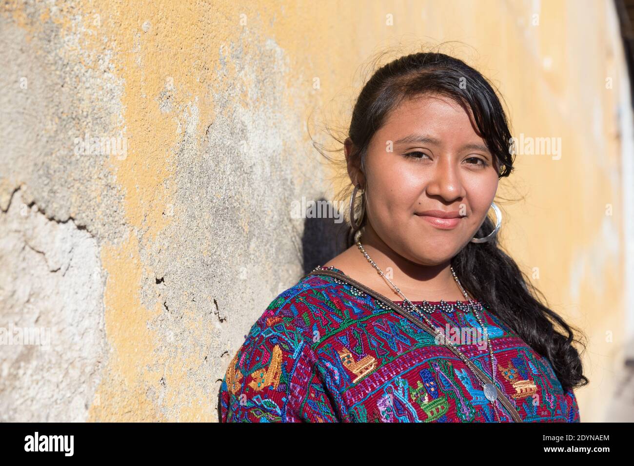 Indigenous children antigua guatemala hires stock photography and