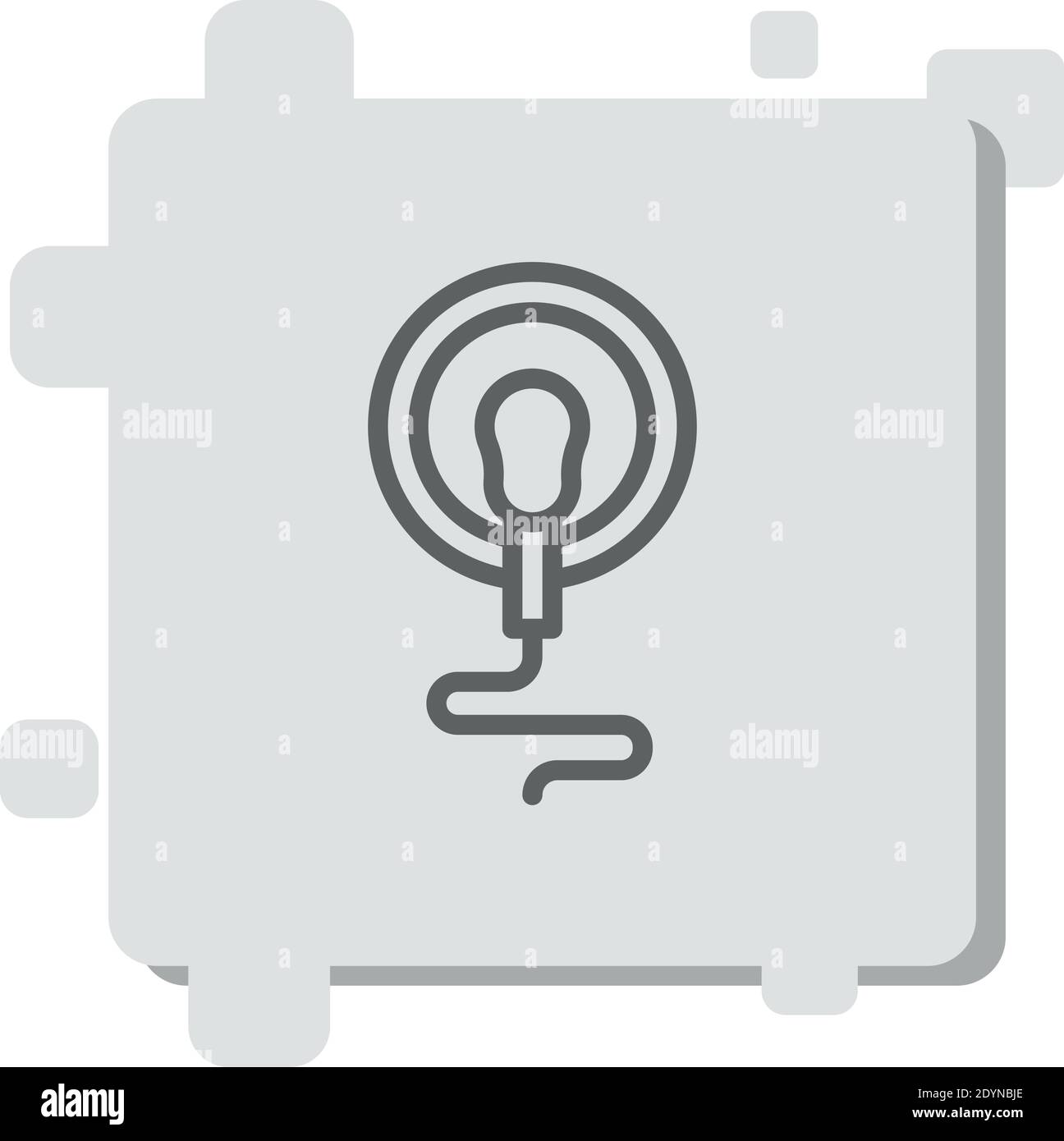 electrode vector icon modern simple vector illustration Stock Vector