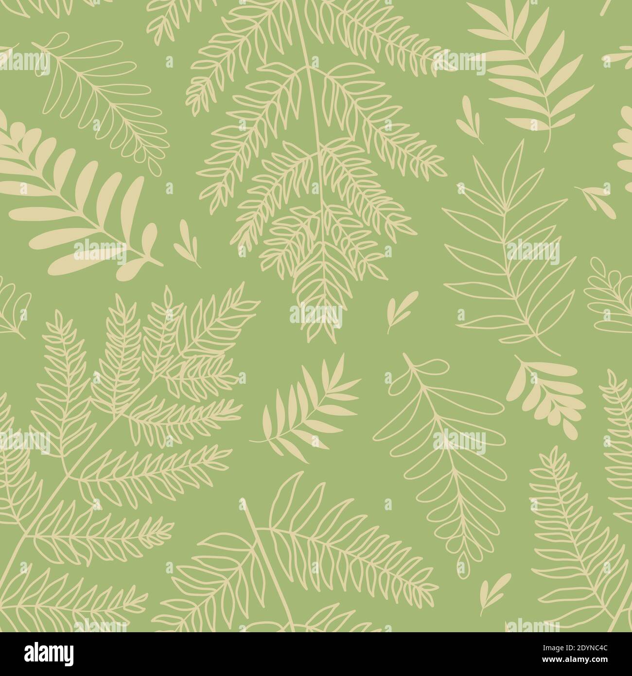 Abstract pattern of leaves Stock Vector Images - Alamy
