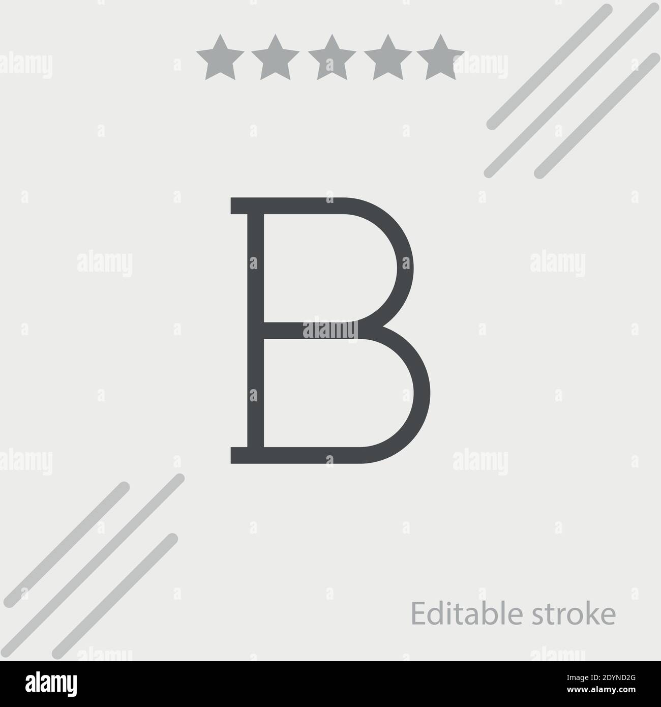 bold vector icon modern simple vector illustration Stock Vector Image ...