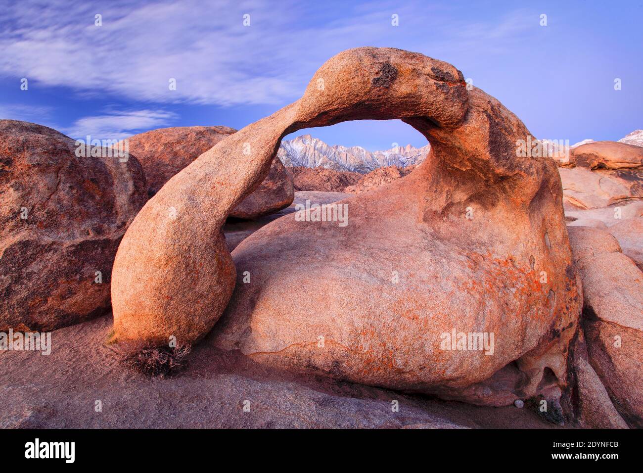 Mobius Arch, Alabama Hills, California, USA Stock Photo