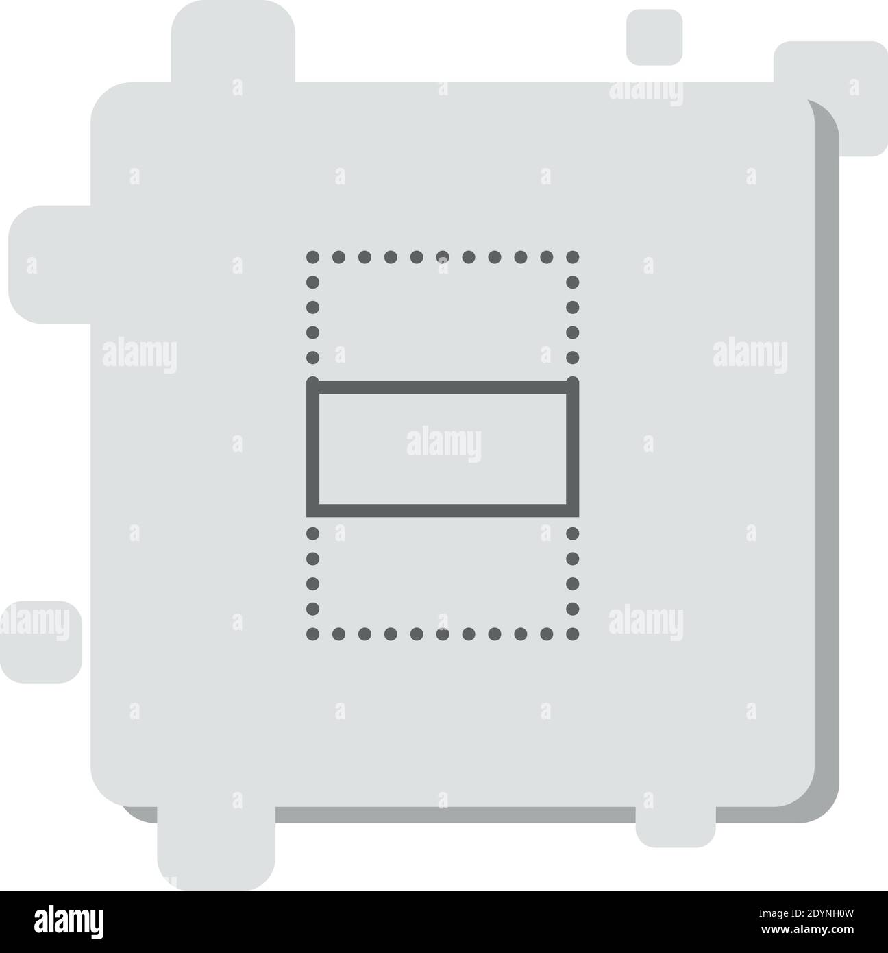 center align vector icon modern simple vector illustration Stock Vector