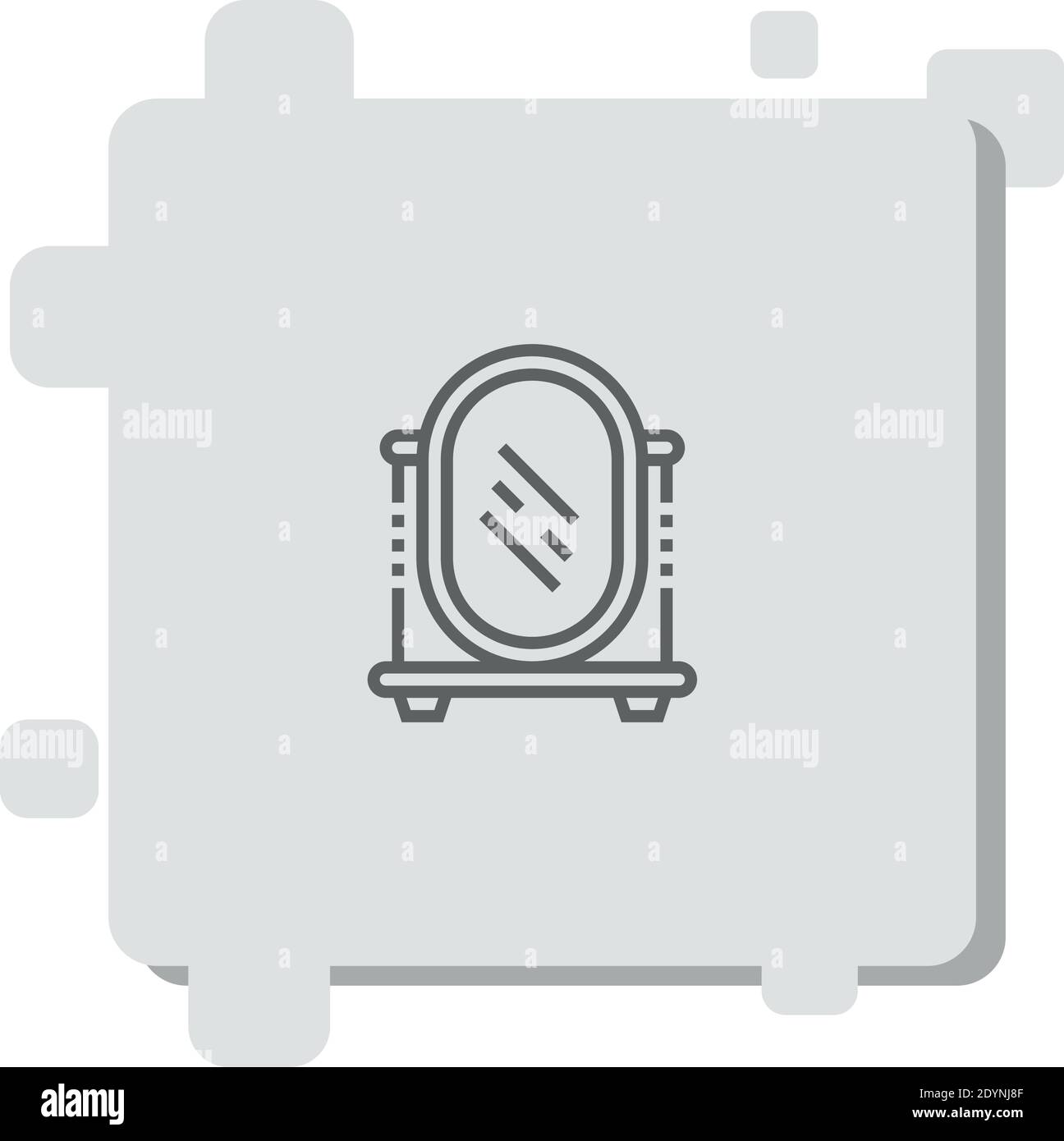 mirror vector icon modern simple vector illustration Stock Vector Image ...