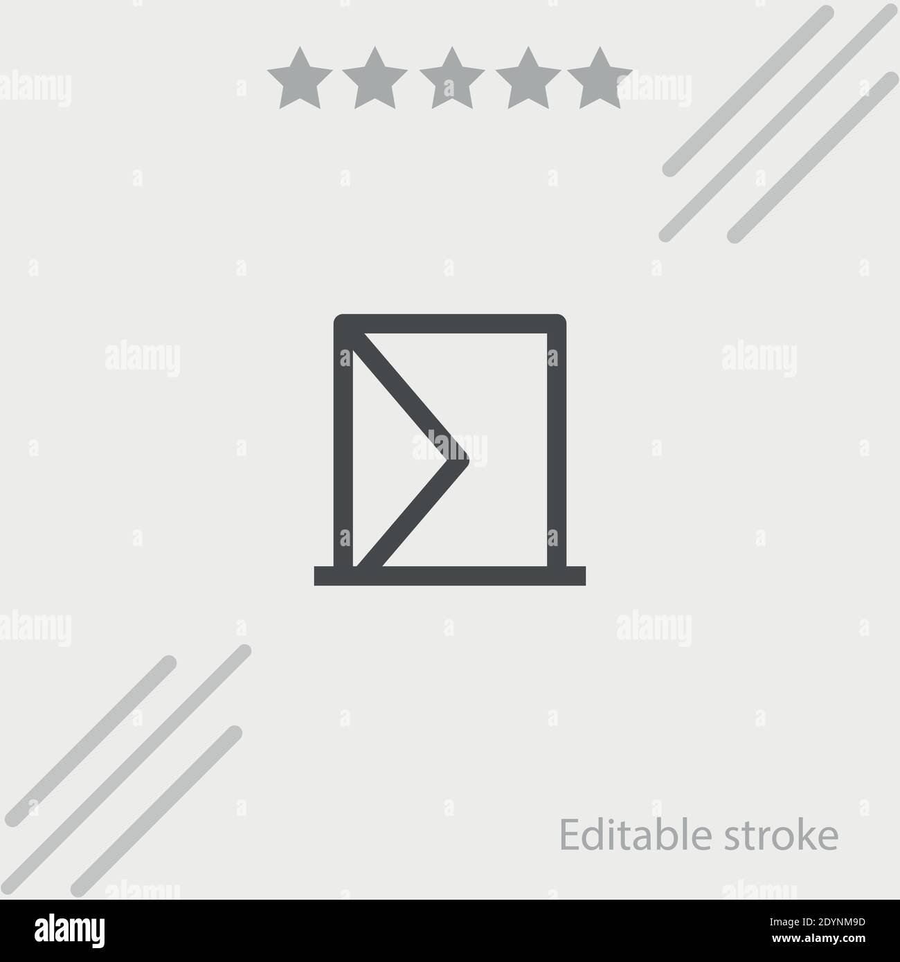 mail vector icon modern simple vector illustration Stock Vector Image ...