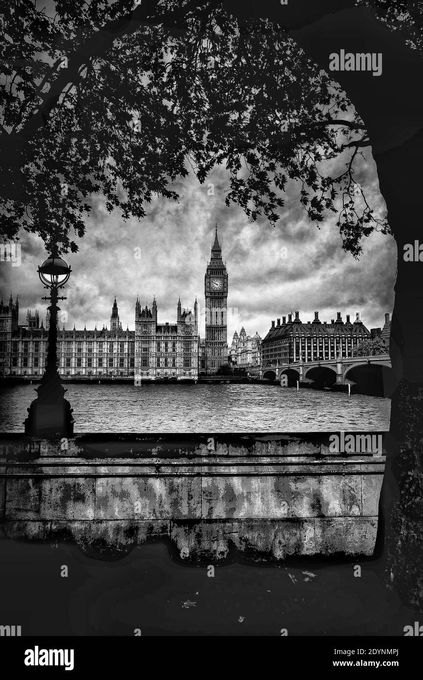 Westminster And The Uk Parliament Black And White Stock Photos & Images