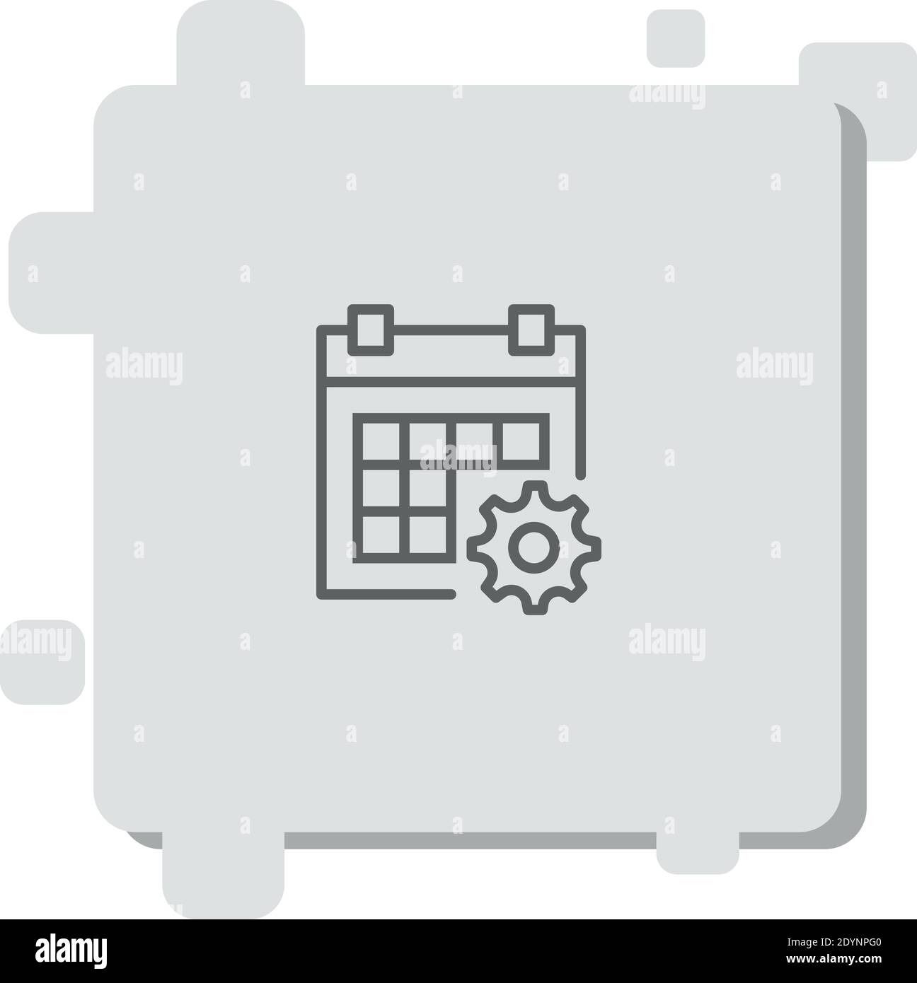calendar vector icon modern simple vector illustration Stock Vector ...