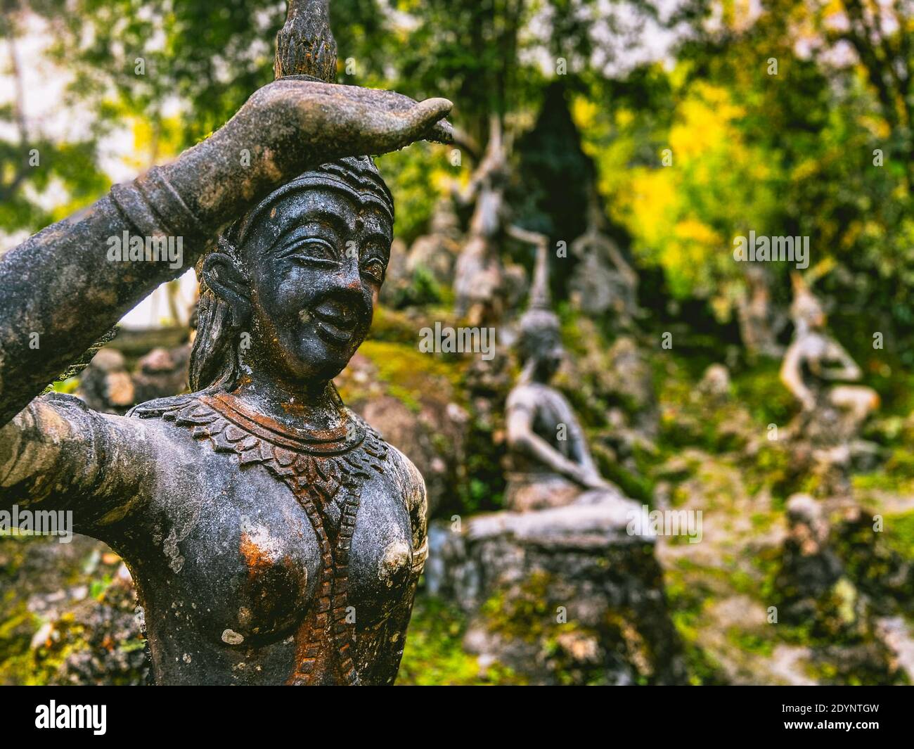 Secret Buddha Magic Garden in koh Samui, Thailand Stock Photo - Alamy