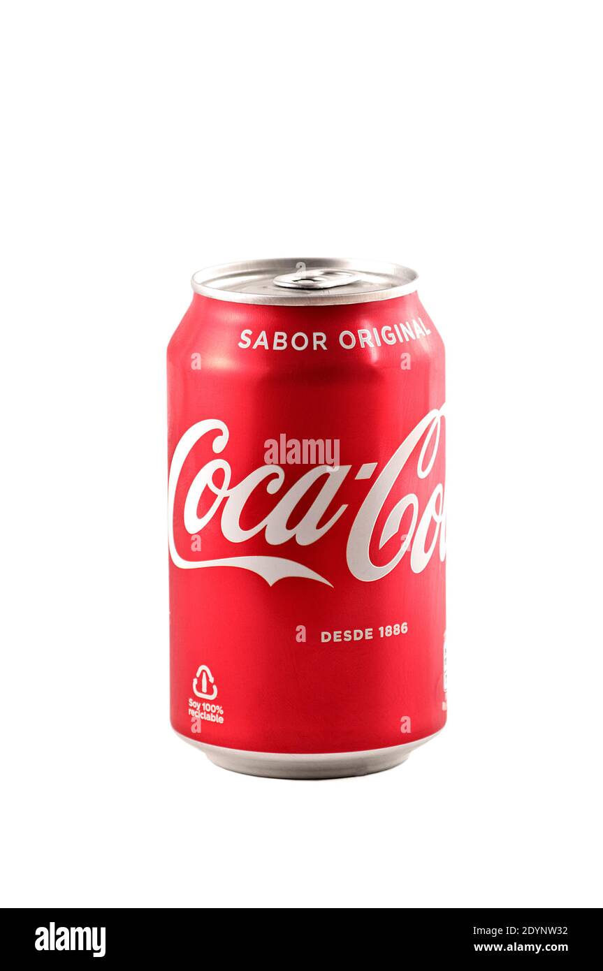 Refreshing cola drink bottle from Coca-Cola European Partners. Stock Photo