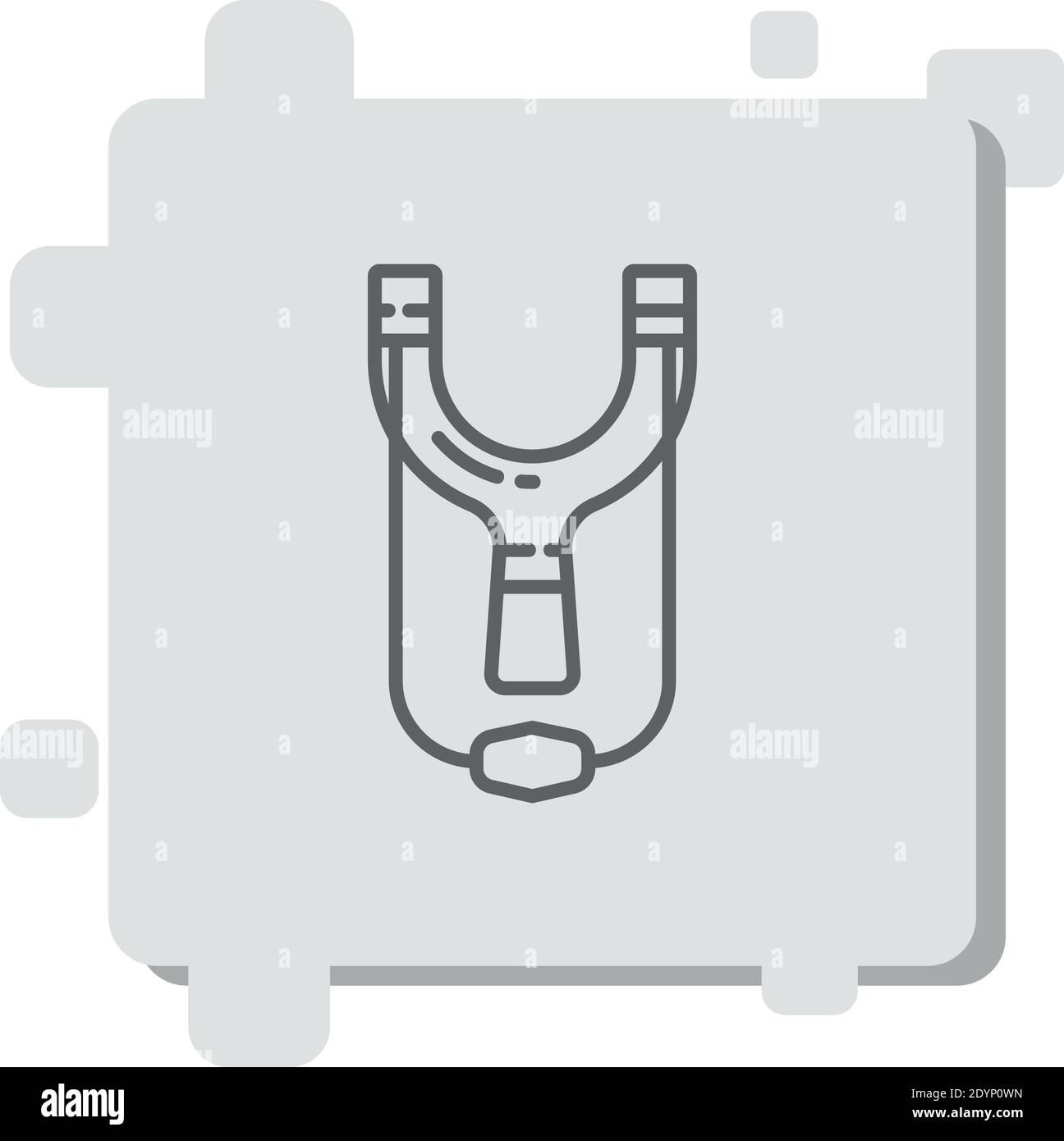 catapult vector icon modern simple vector illustration Stock Vector