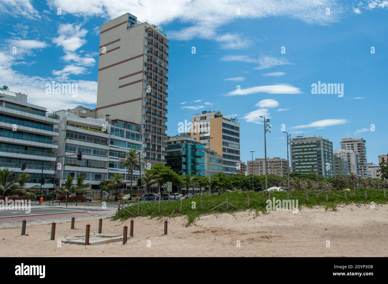 Apartment Buildings in Front of the Ipanema Beach in Rio de Janeiro, Brazil Stock Photo Alamy