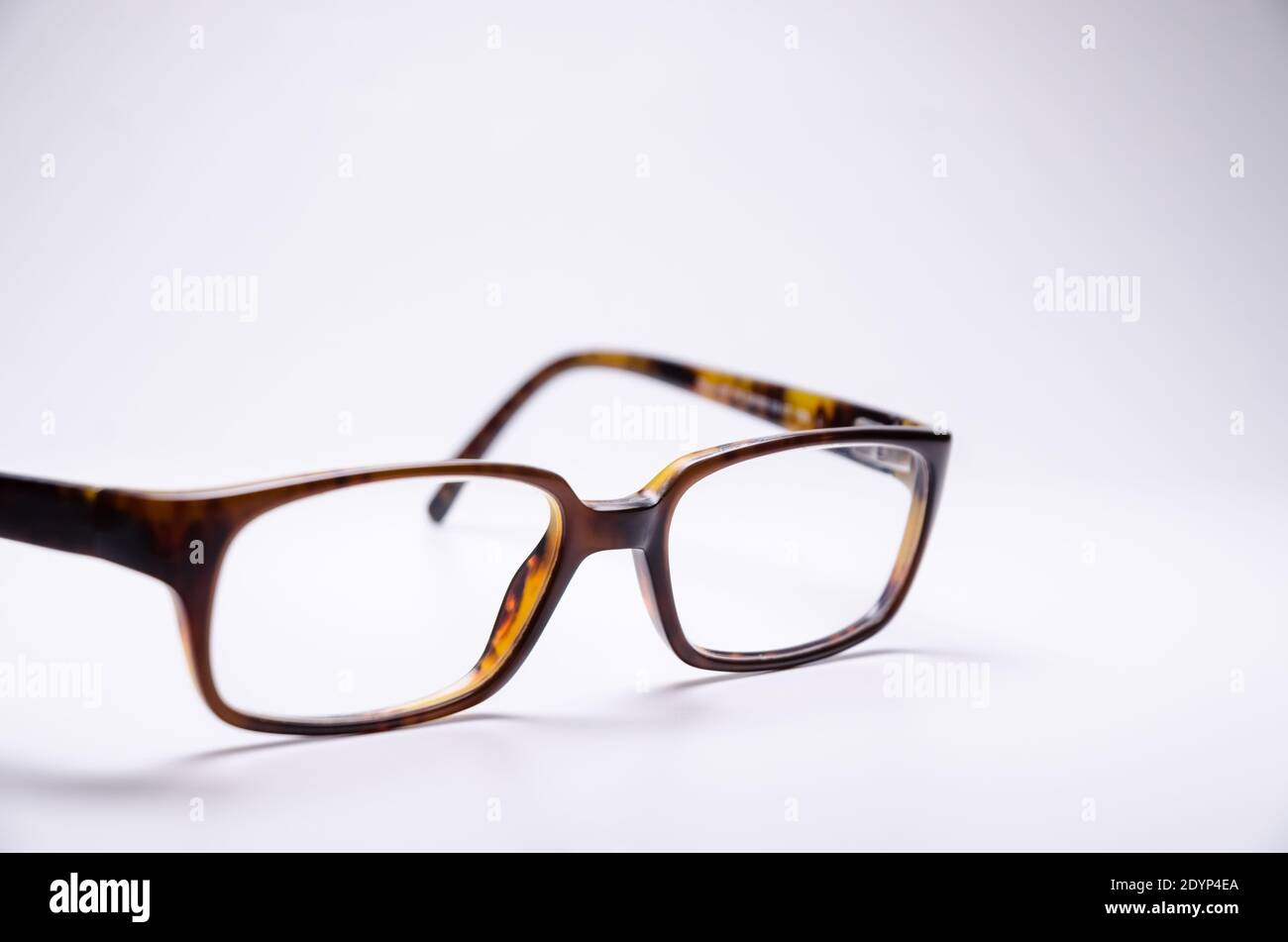 Reading glasses or spectacles on white background, isolated, cut out ...