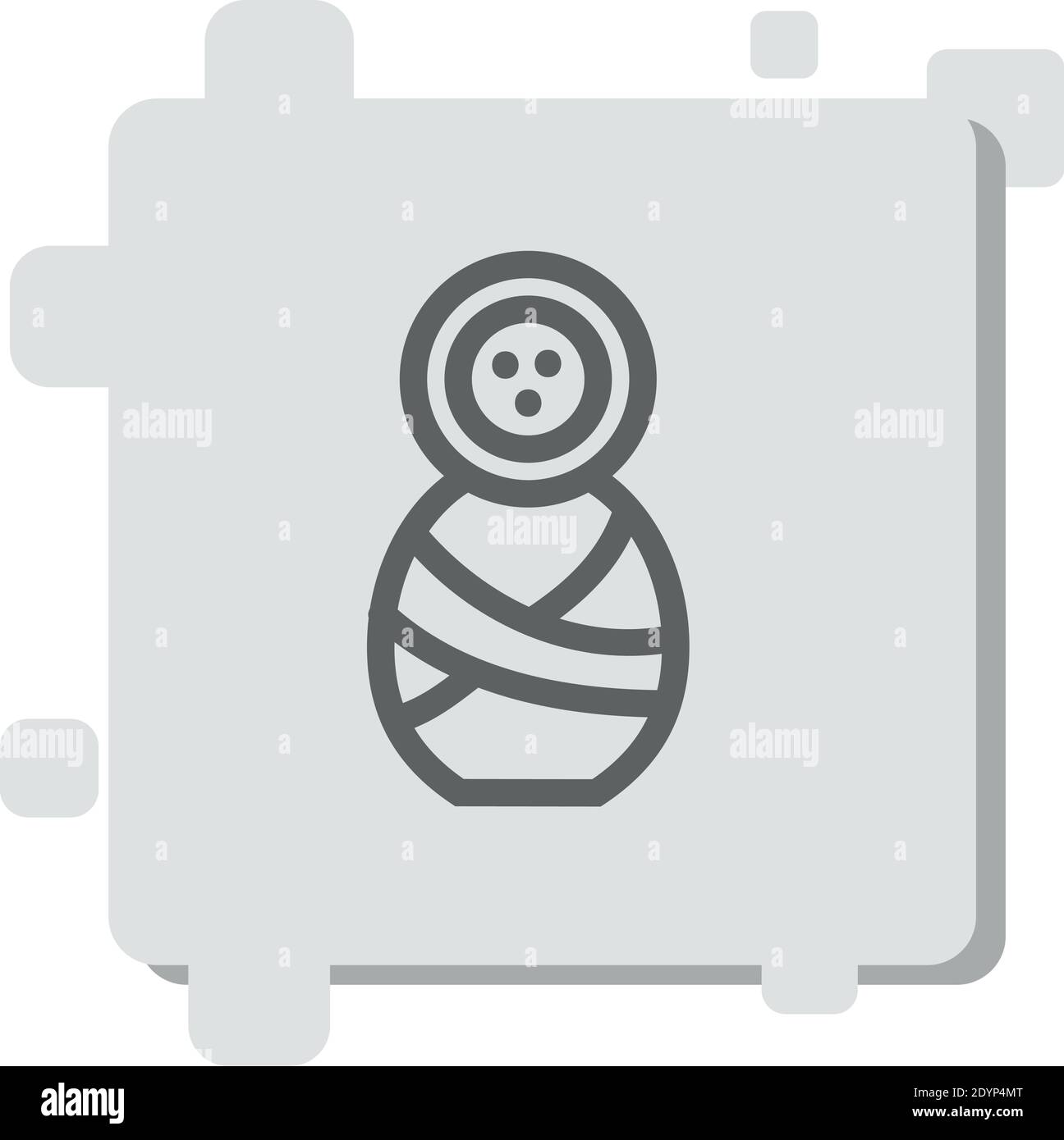 baby outline vector icon modern simple vector illustration Stock Vector