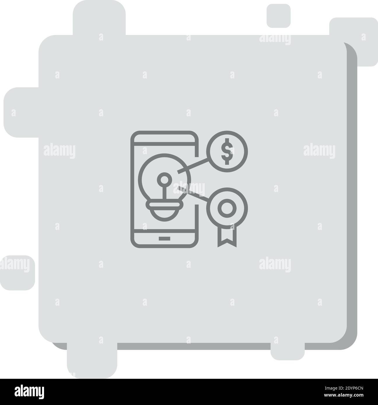 gamification vector icon modern simple vector illustration Stock Vector
