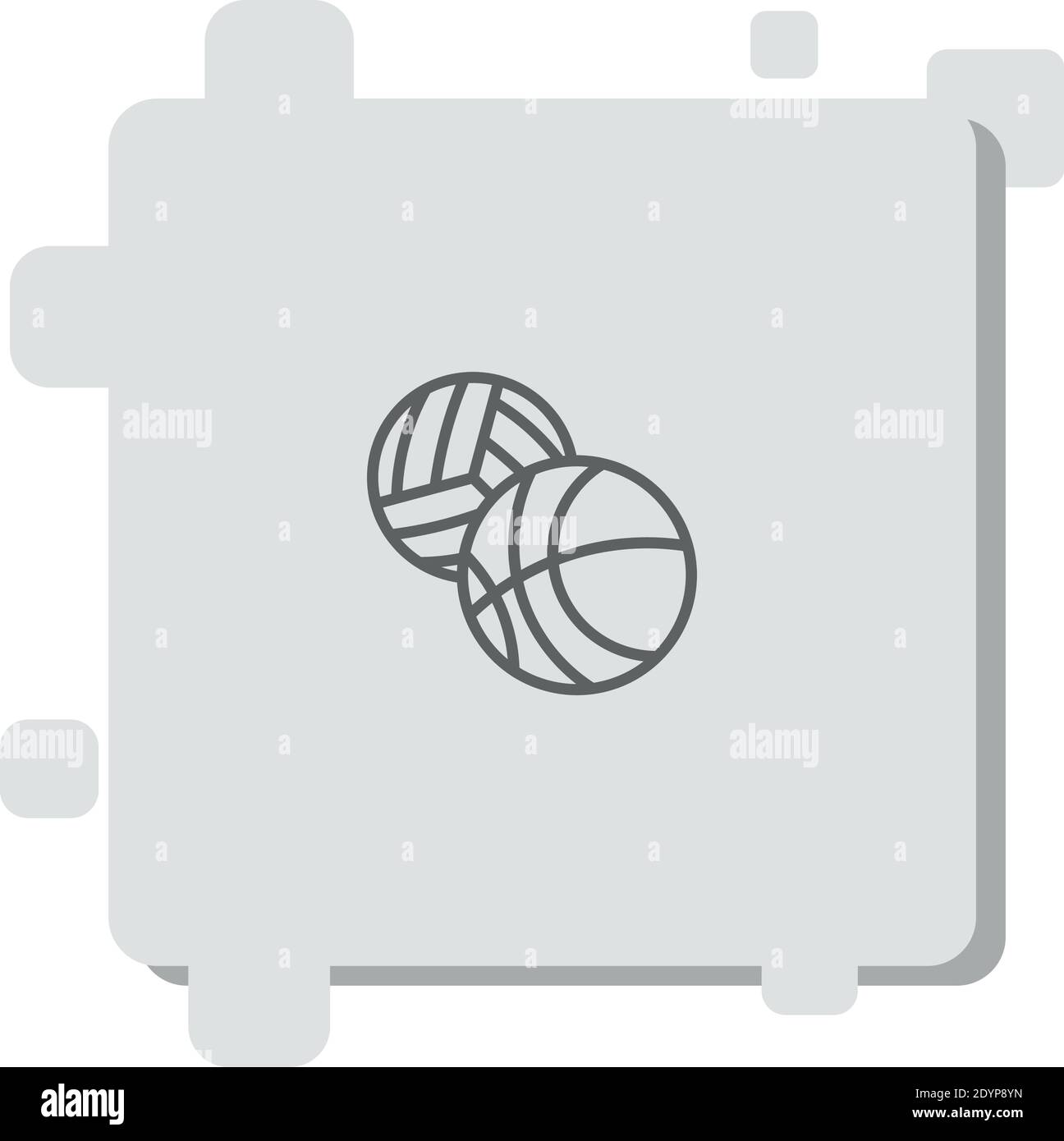 ball vector icon modern simple vector illustration Stock Vector Image ...
