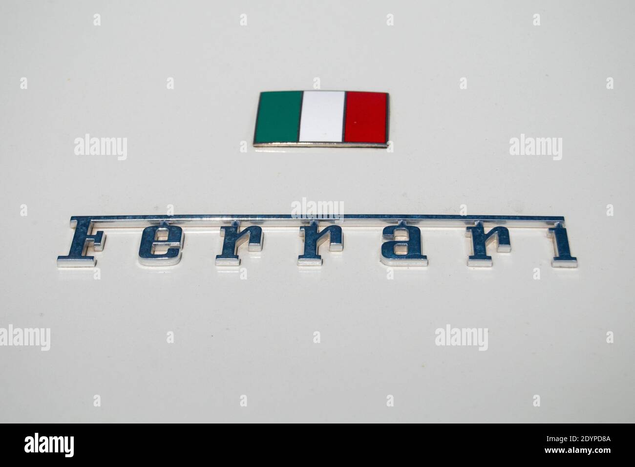 Ferrari Tricolore Italian Flag Rear Hood Badge New