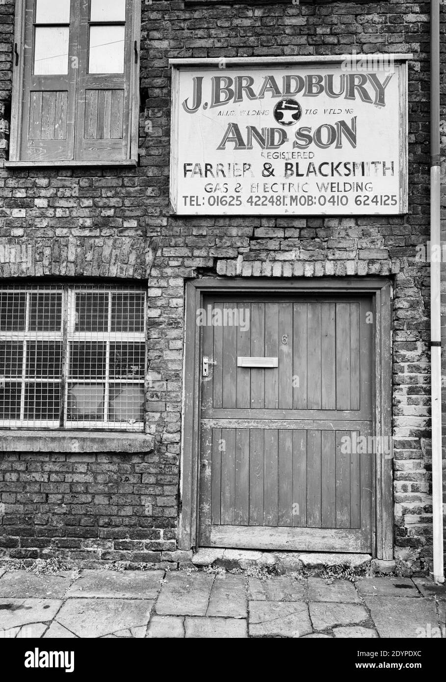 Blacksmiths in the centre of macclesfield Stock Photo Alamy