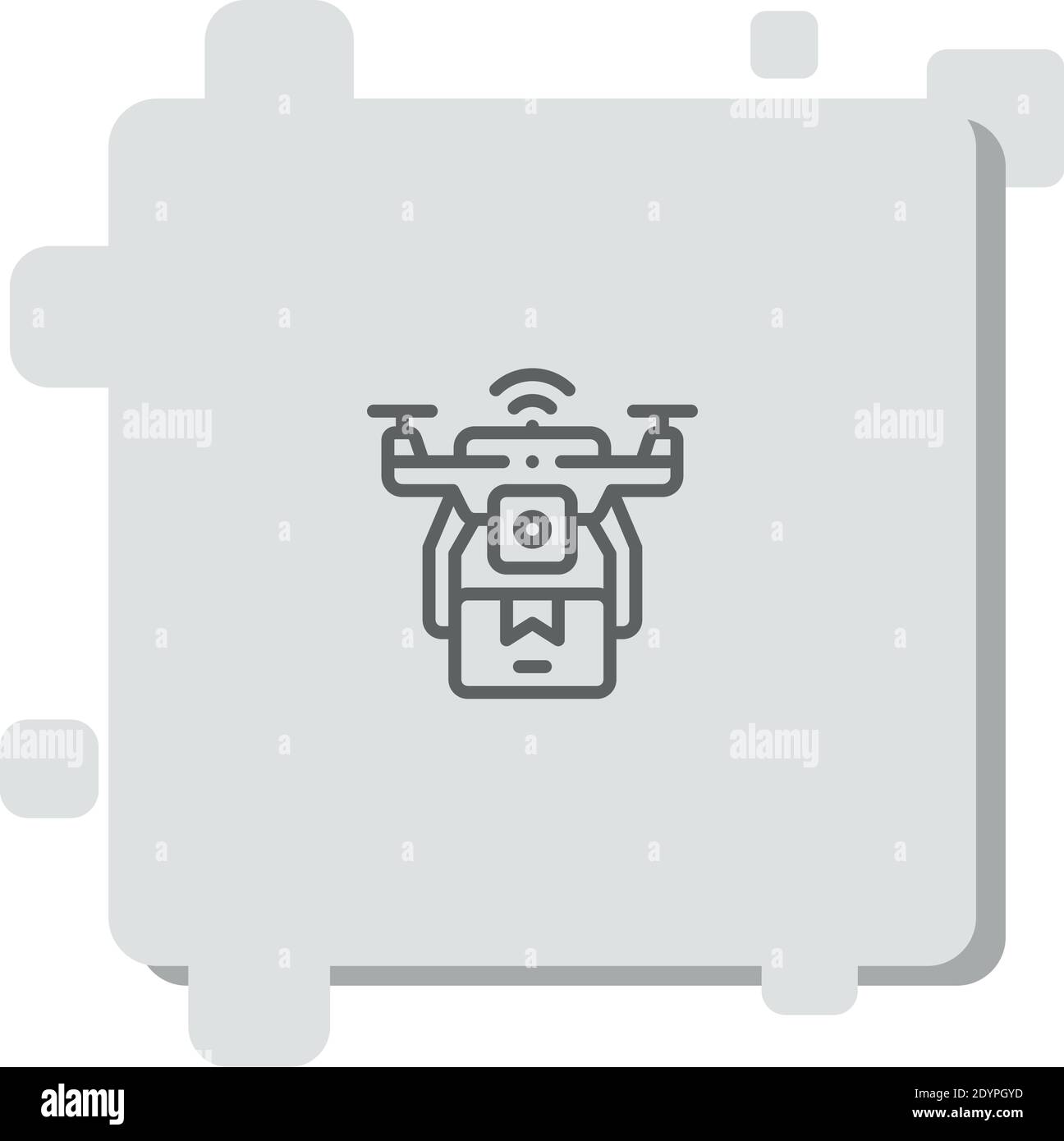 drone vector icon modern simple vector illustration Stock Vector Image ...