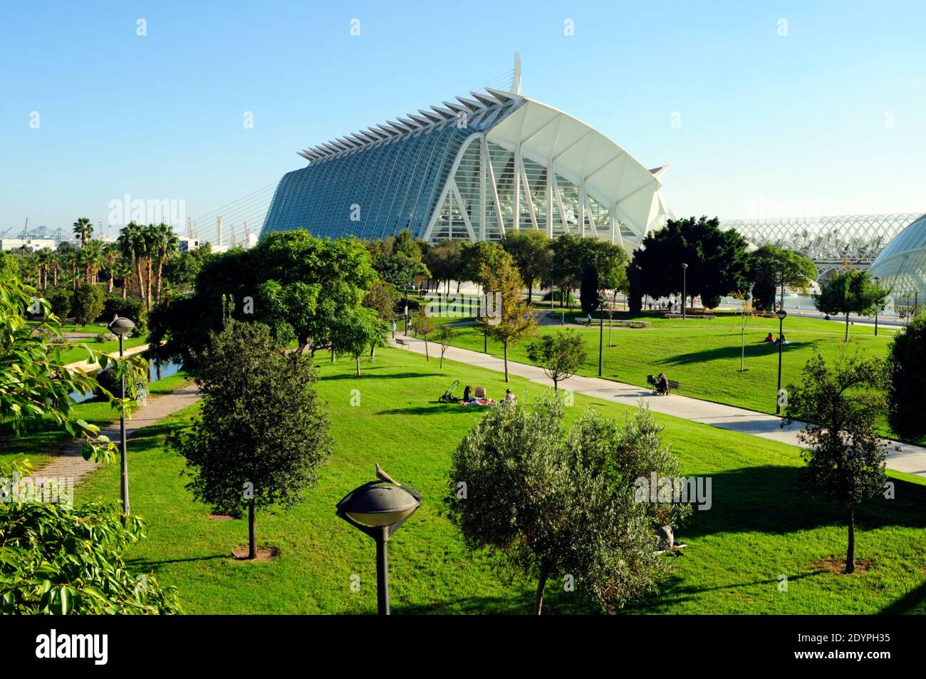 The City of Arts and Sciences, Valencia, Spain Stock Photo