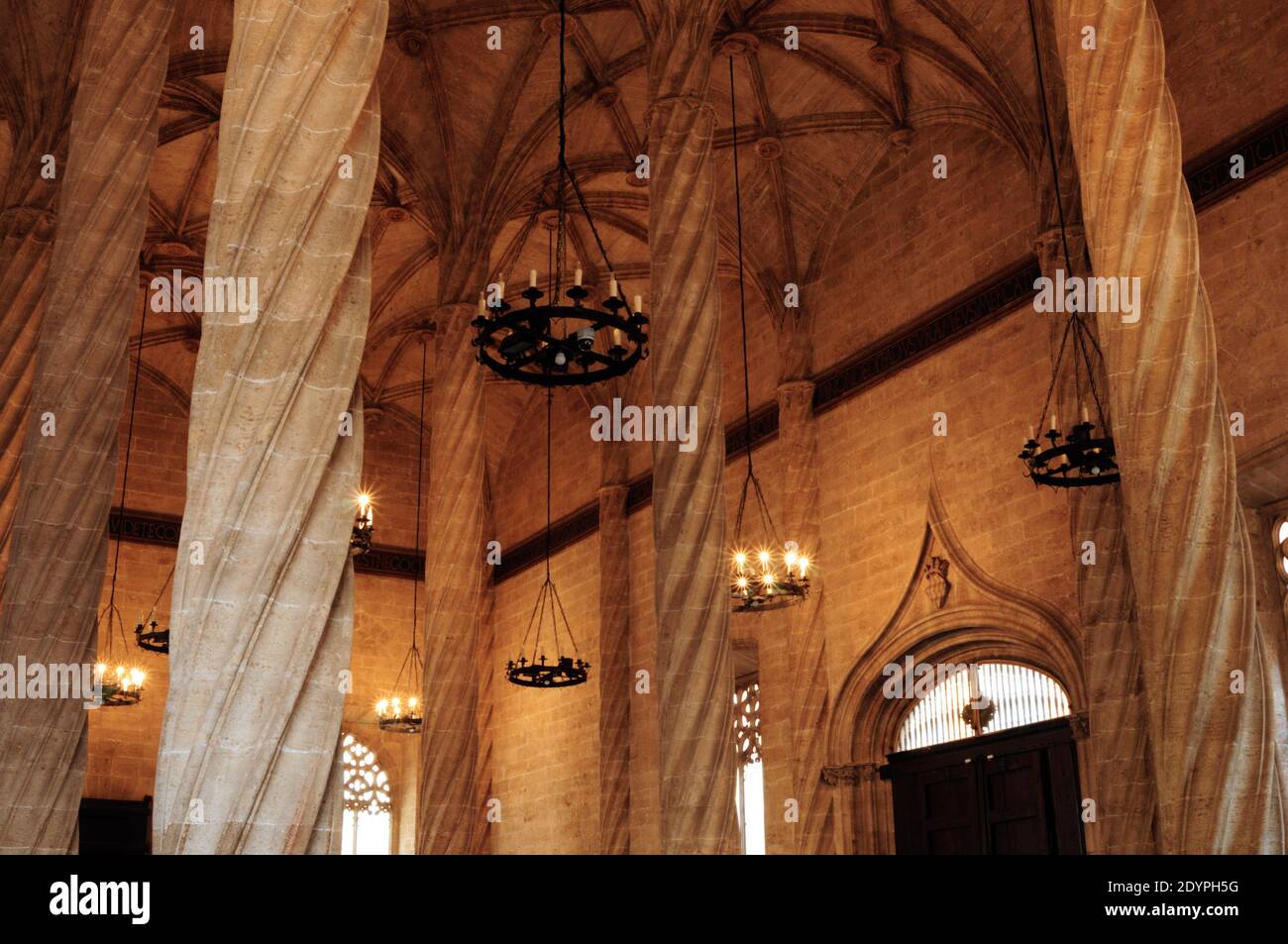 La Lonja (The Silk Exchange), Valencia, Spain Stock Photo