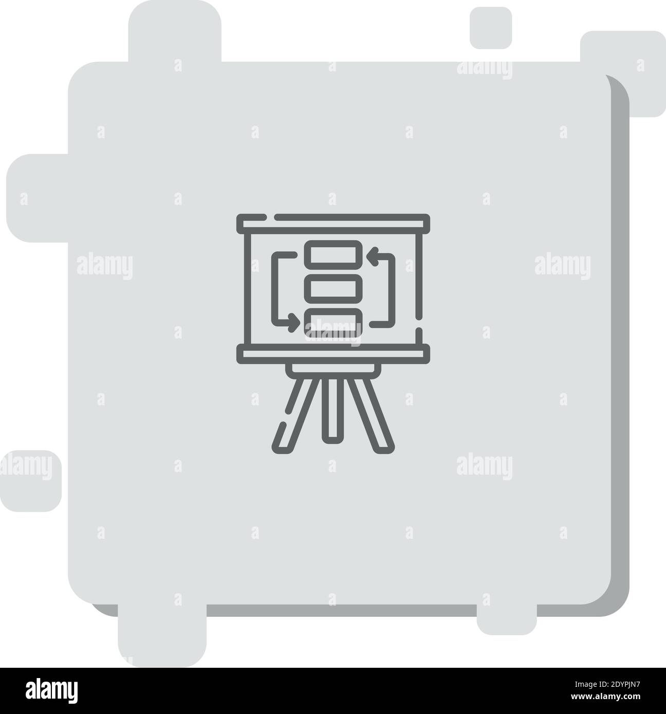 action plan vector icon modern simple vector illustration Stock Vector