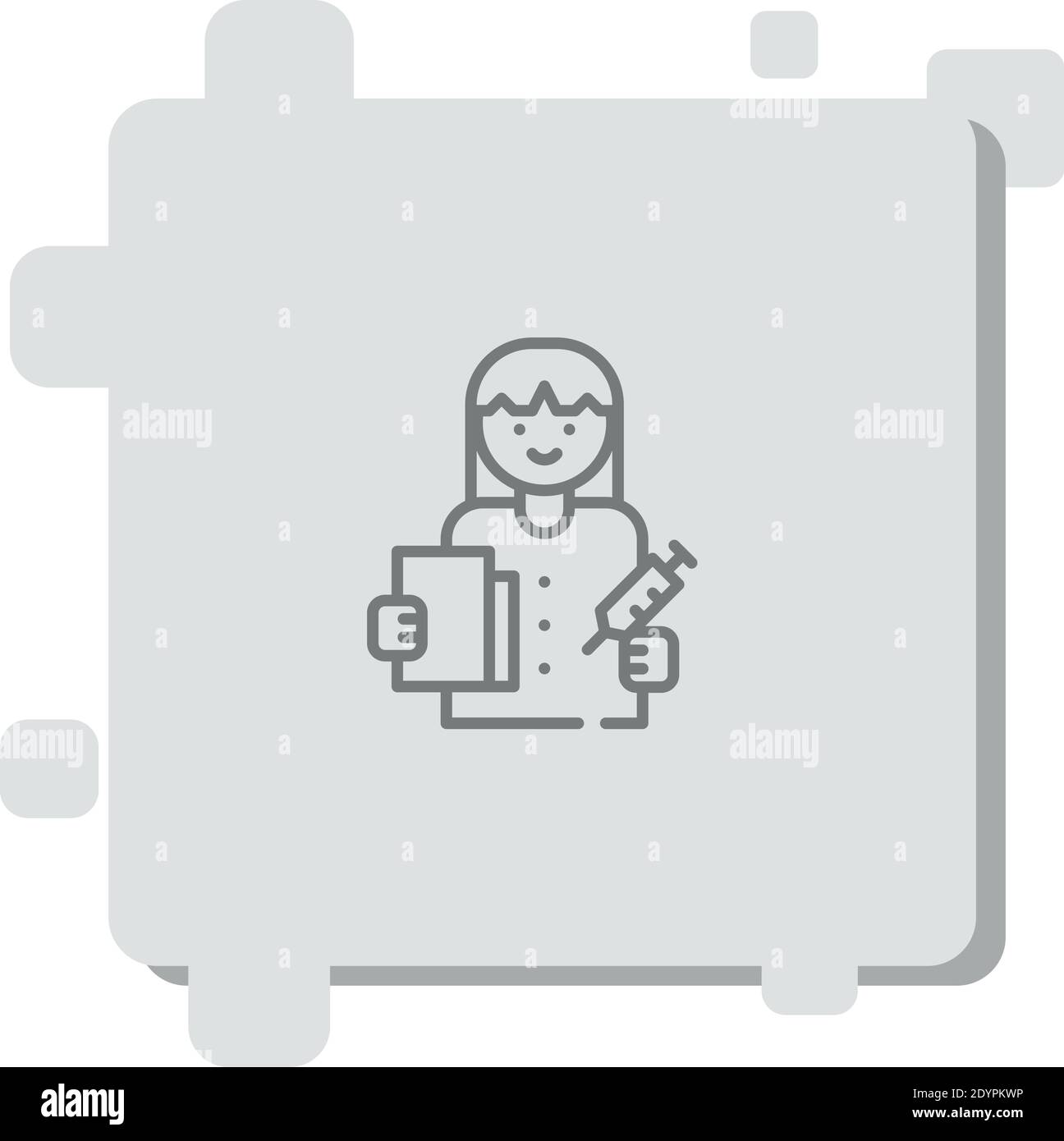 doctor vector icon modern simple vector illustration Stock Vector Image ...