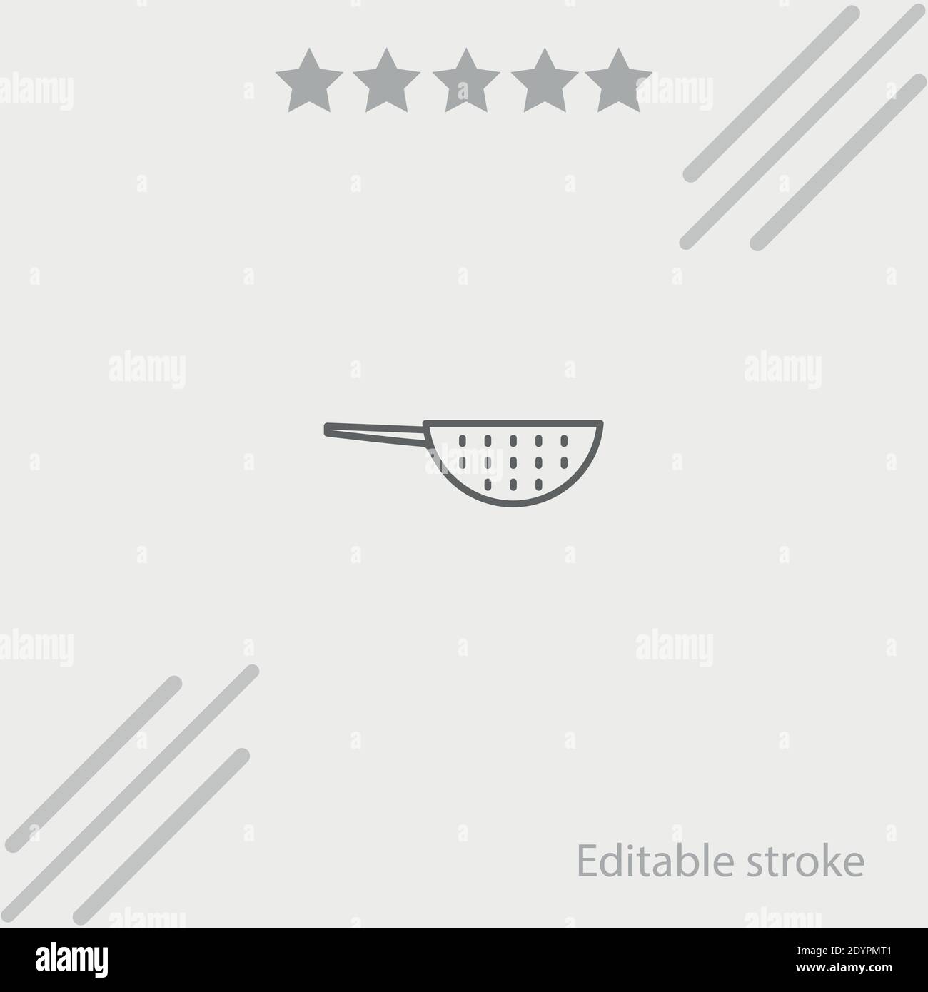 colander vector icon modern simple vector illustration Stock Vector